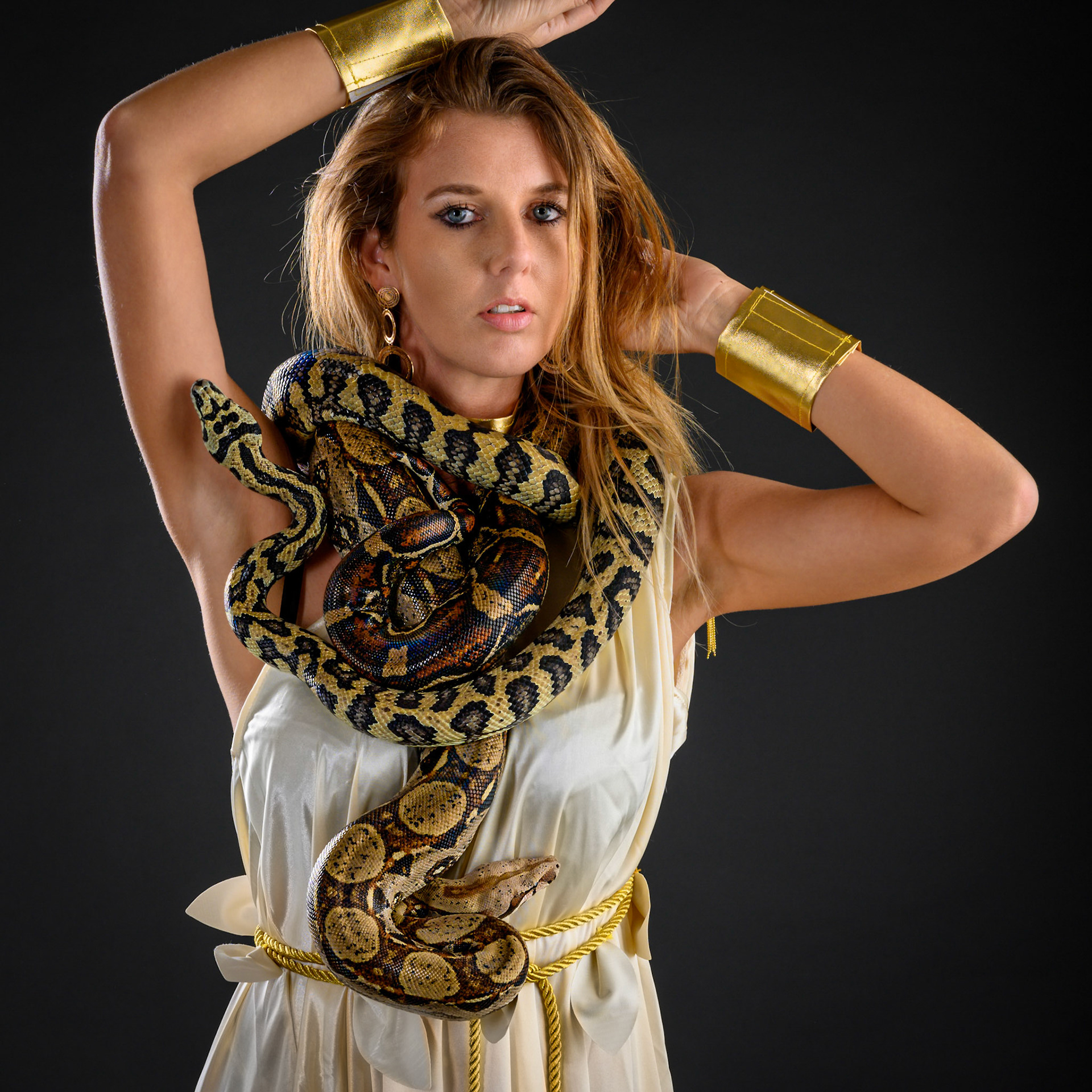 Schlangenshooting mit Christin