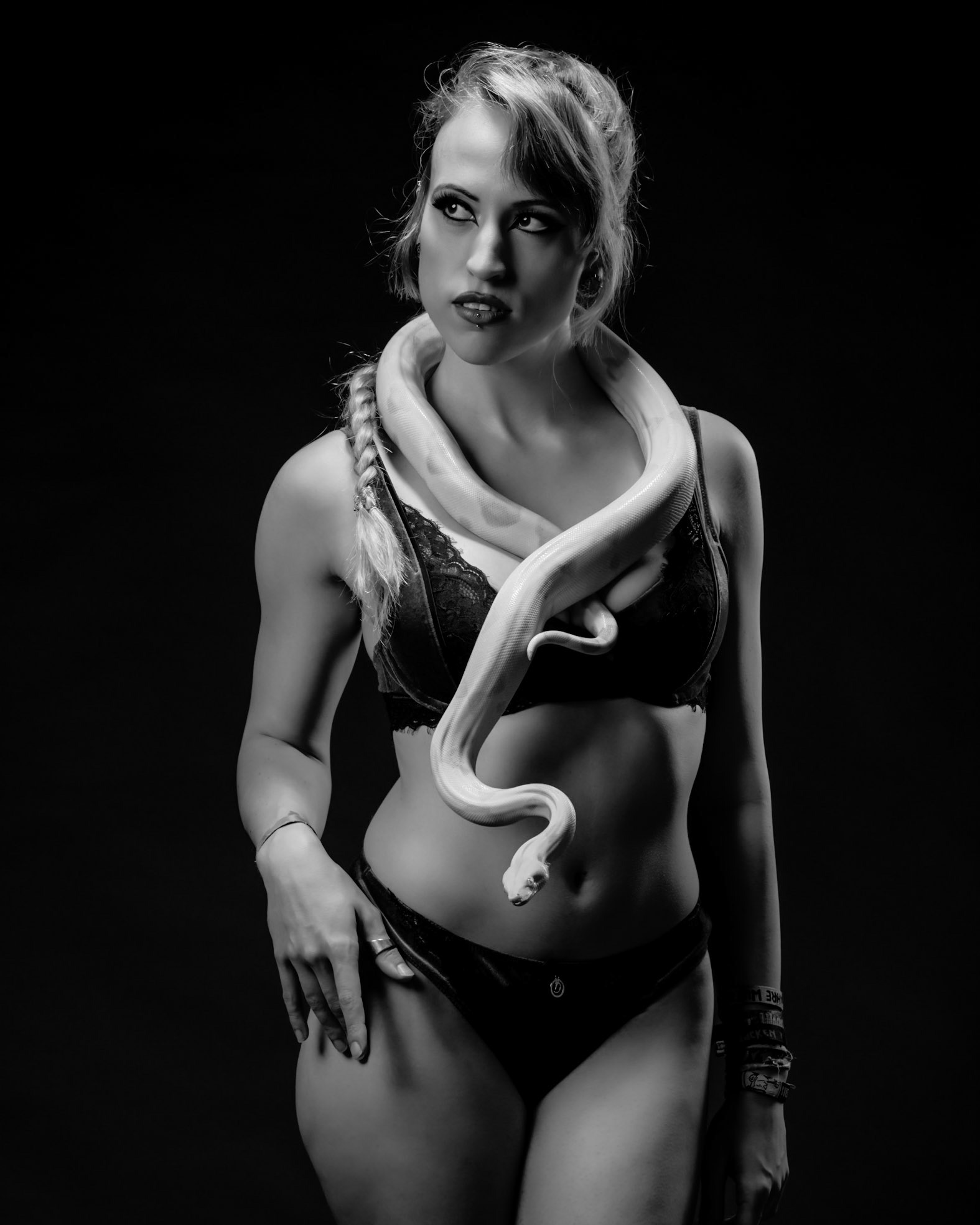 Schlangen-Shooting mit Anika