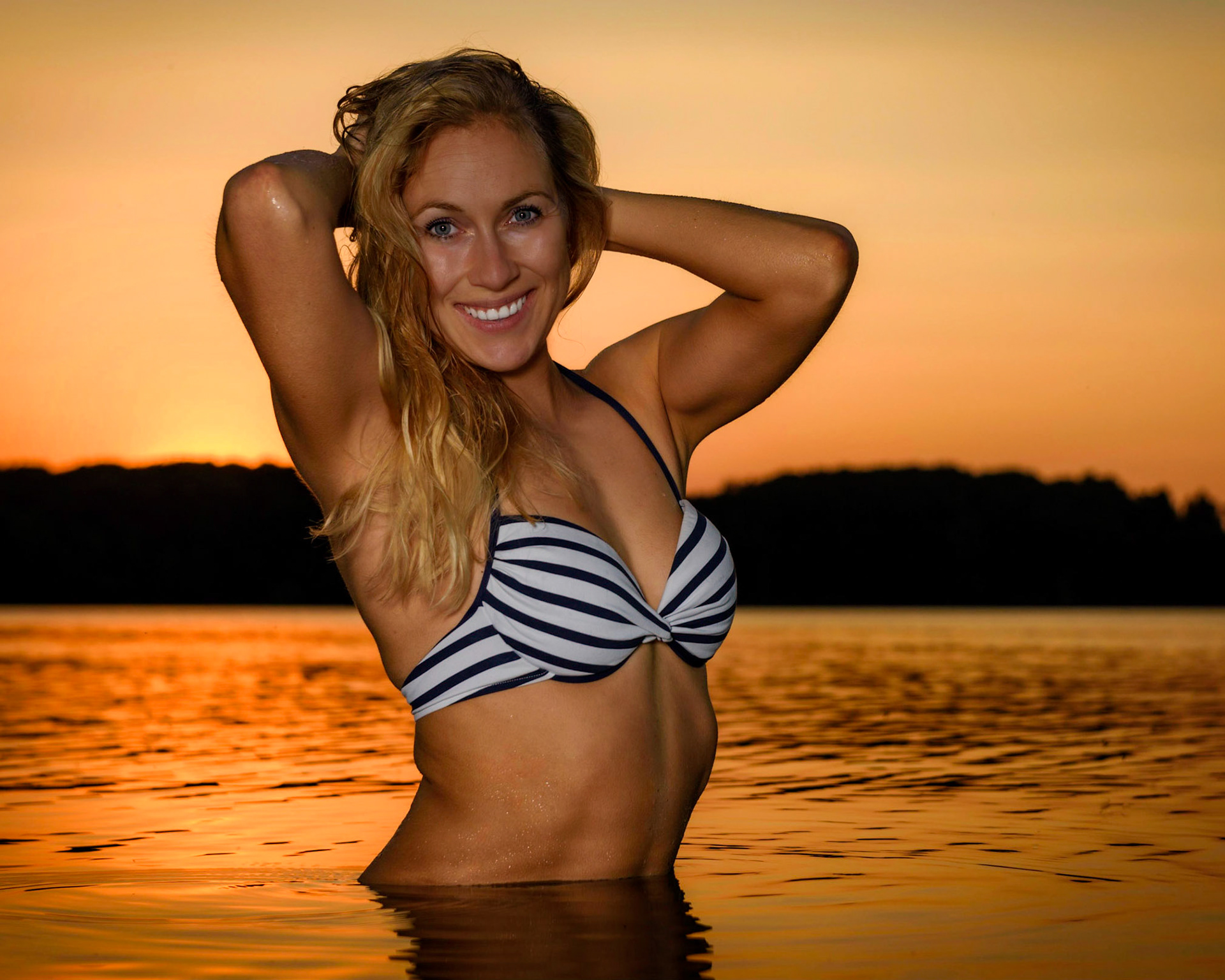 Sunsetshooting mit Cathy