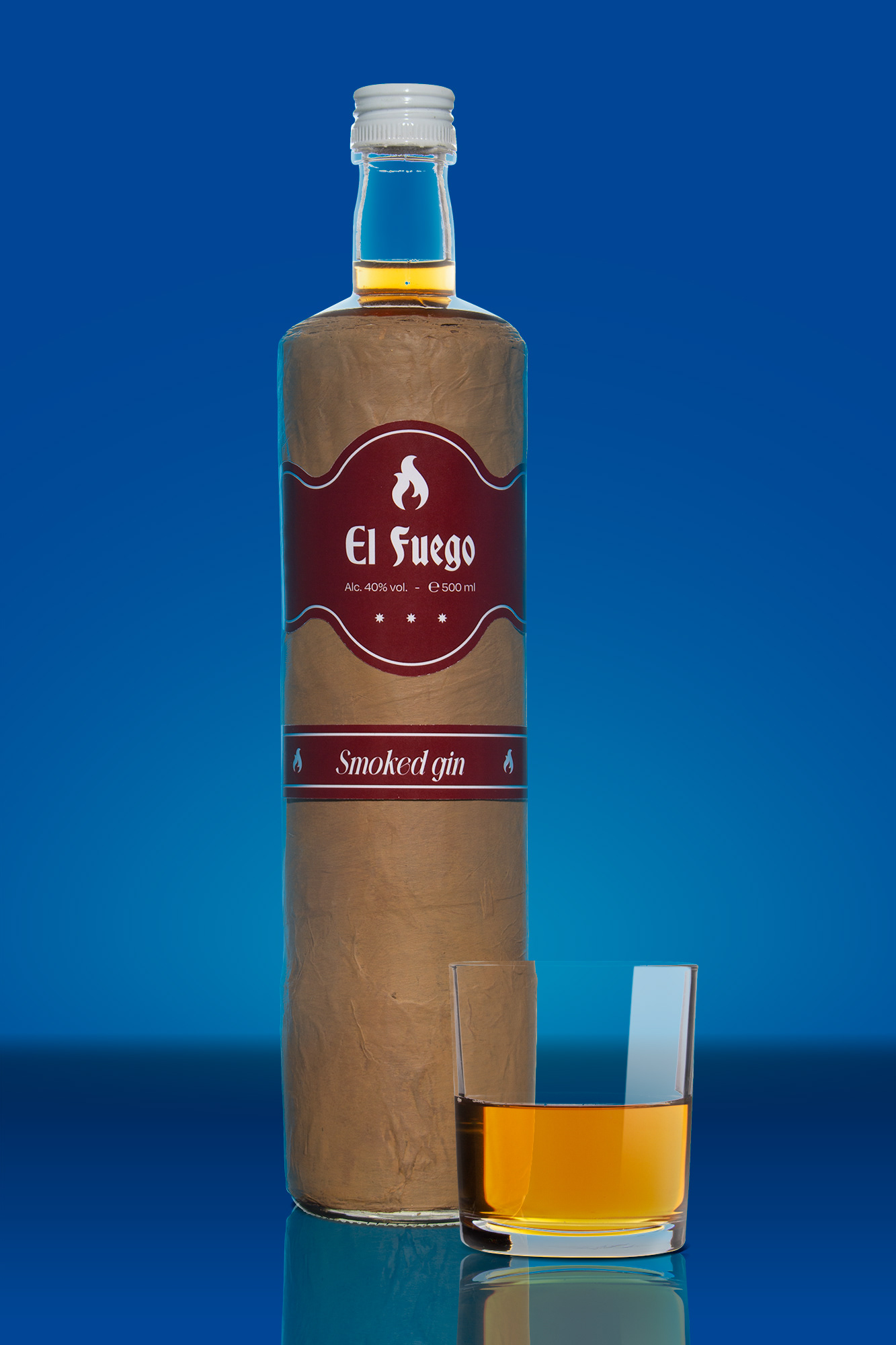 Packshot blue