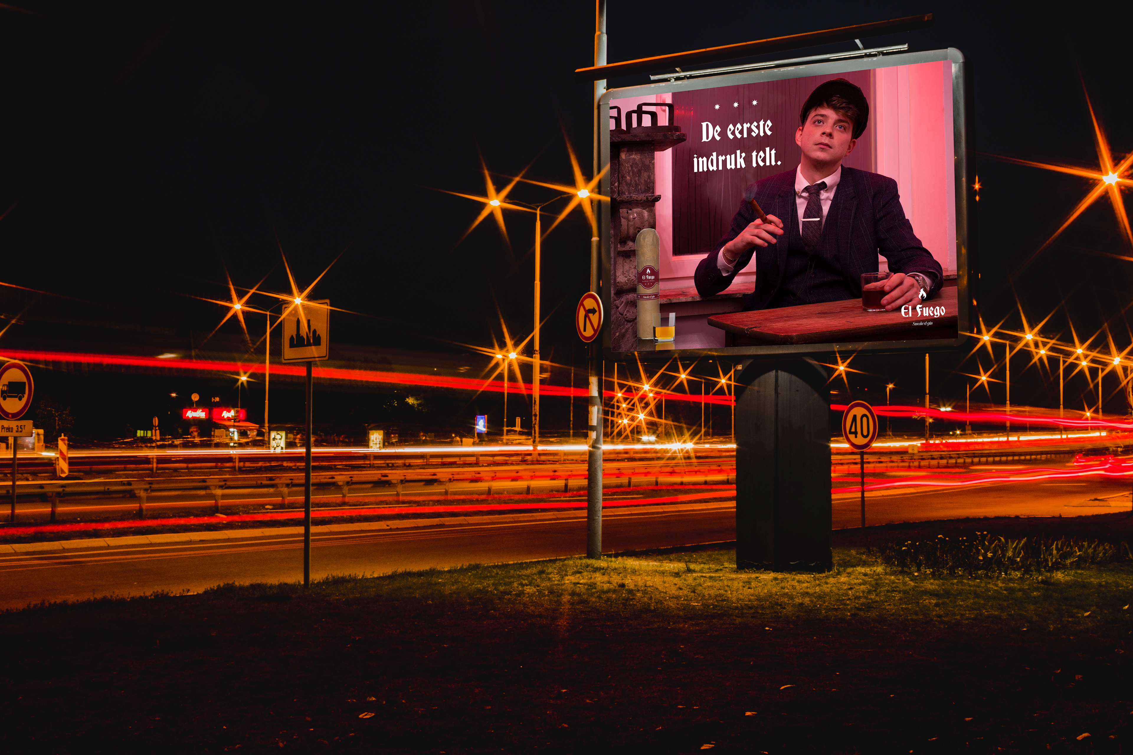 Digital billboard mockup