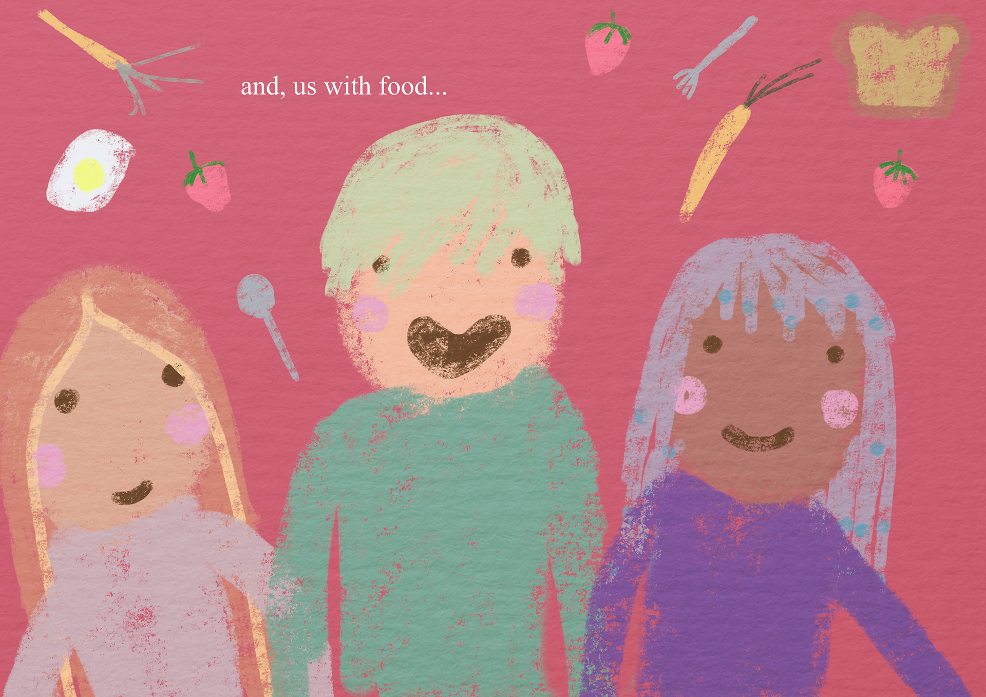 "The Storybook About Energy (5/6)", storybook, 2021; used Procreate & Photoshop