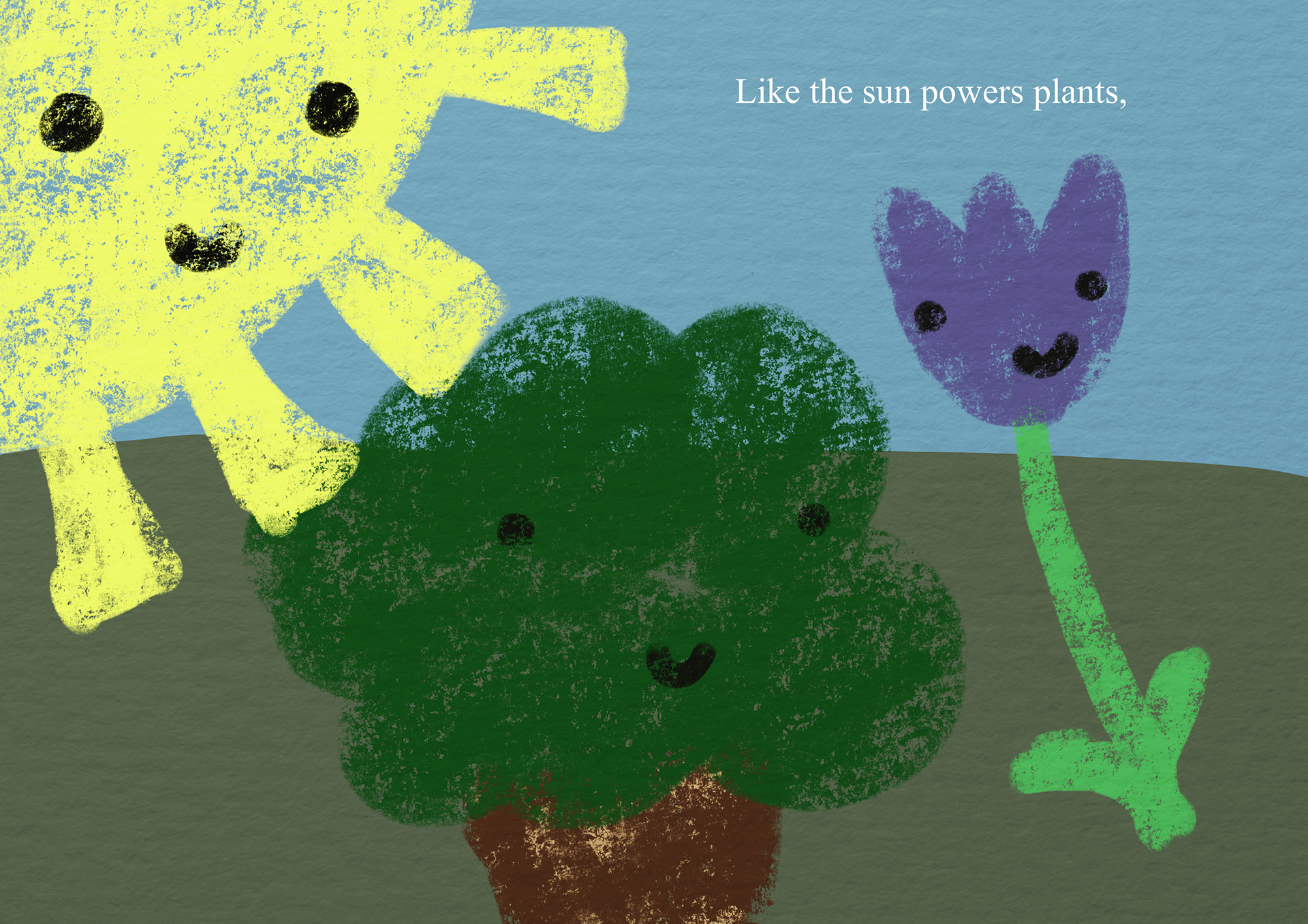 "The Storybook About Energy (3/6)", storybook, 2021; used Procreate & Photoshop