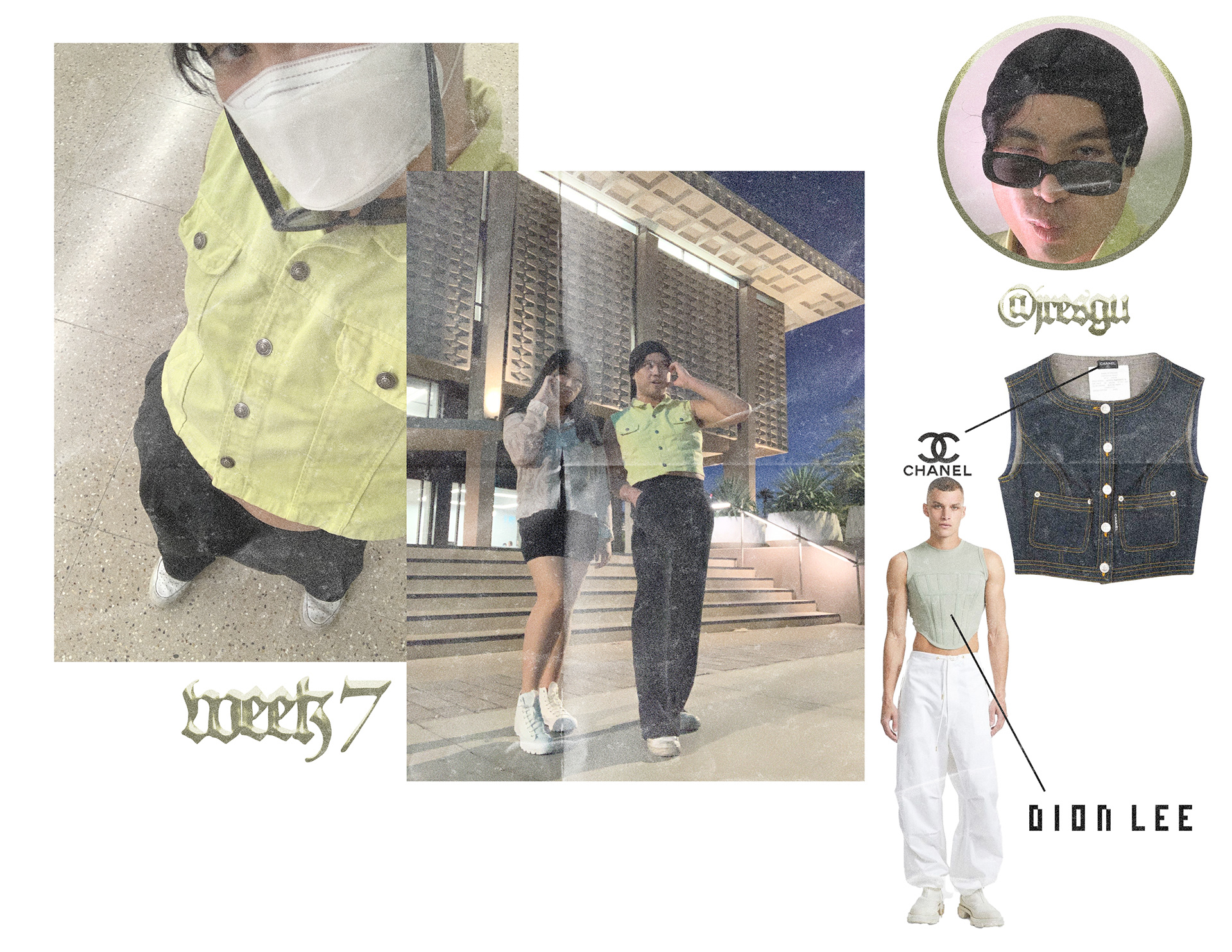 "FASHION STYLE DIARY: WEEK 7", raster image, 2021 (FSH325), used Photoshop