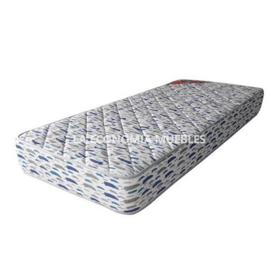 Colchón de 1 pl Piero todo Matelasse alta densidad ( 80 x 190 x 18 cm )