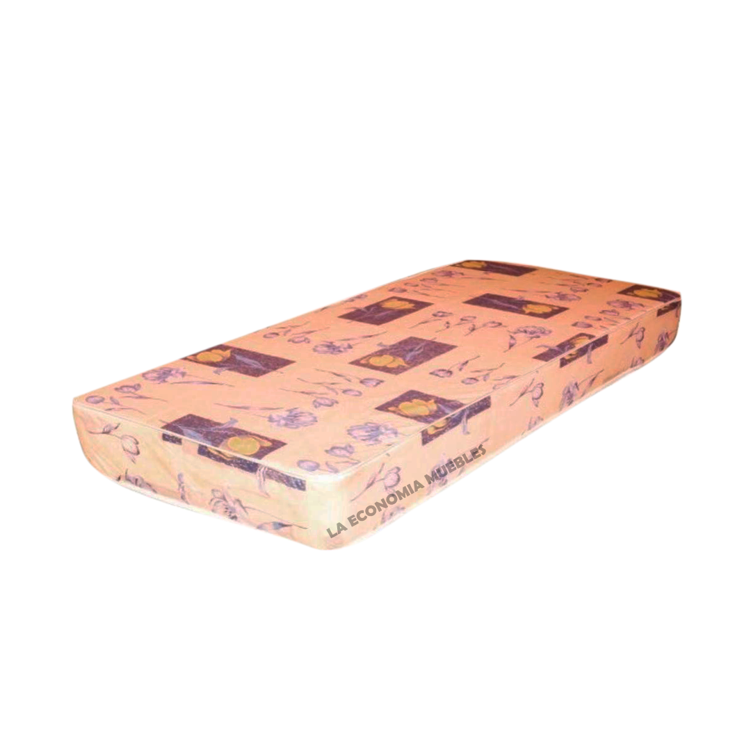 Colchón de espuma de 1 Plaza (0.80m x 1.90m x 0.13m).