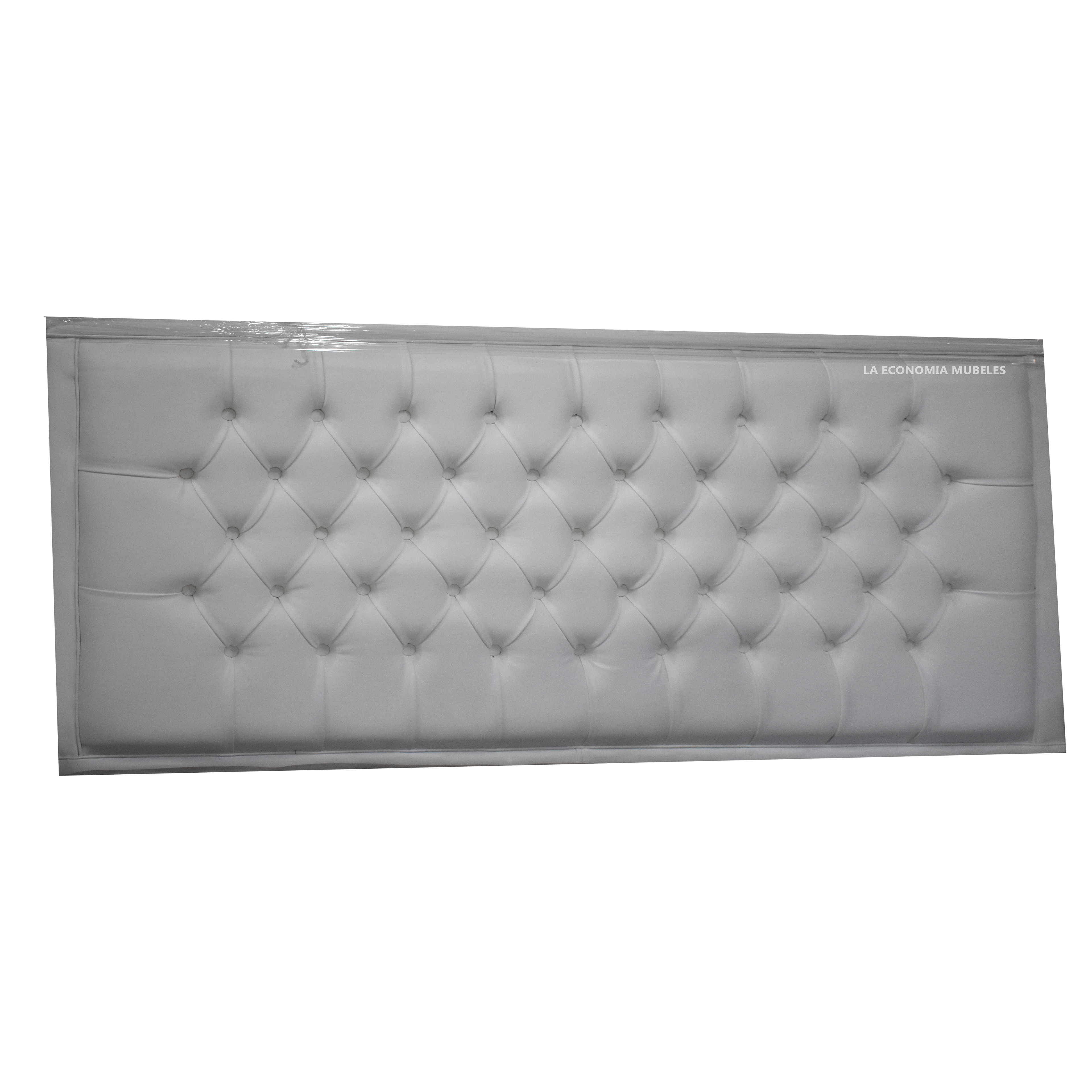 Respaldo para sommier de 1.60m tapizado en talampaya con capitoné. (colores a elección).