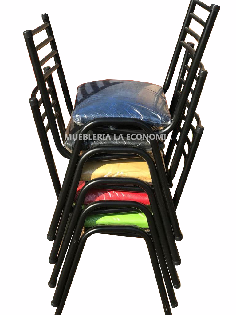 Sillas de caño apilables