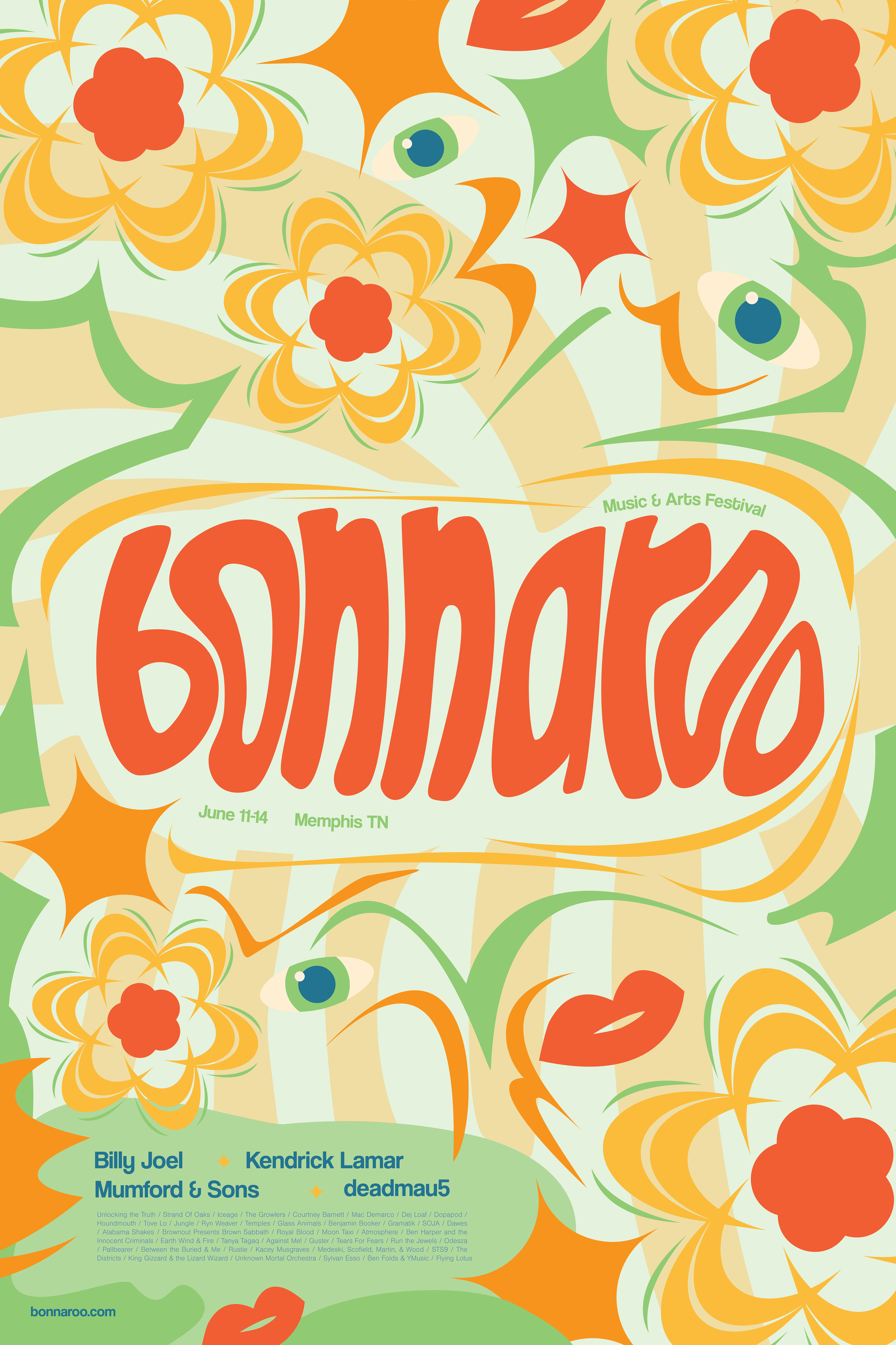 bonaroo poster redesign