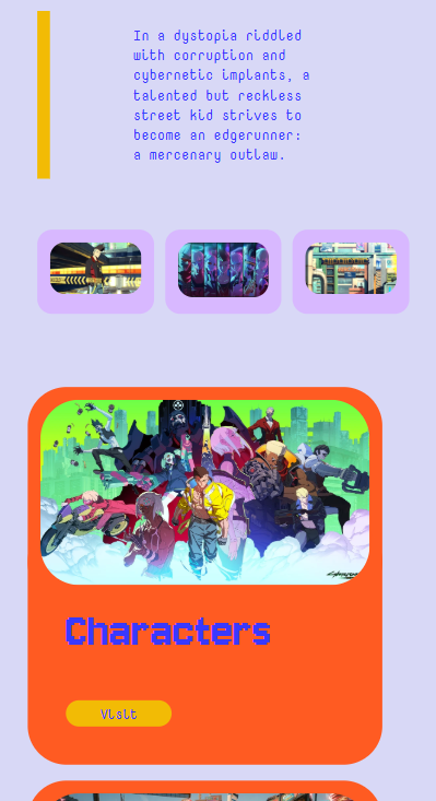 Landing Page (Mobile)