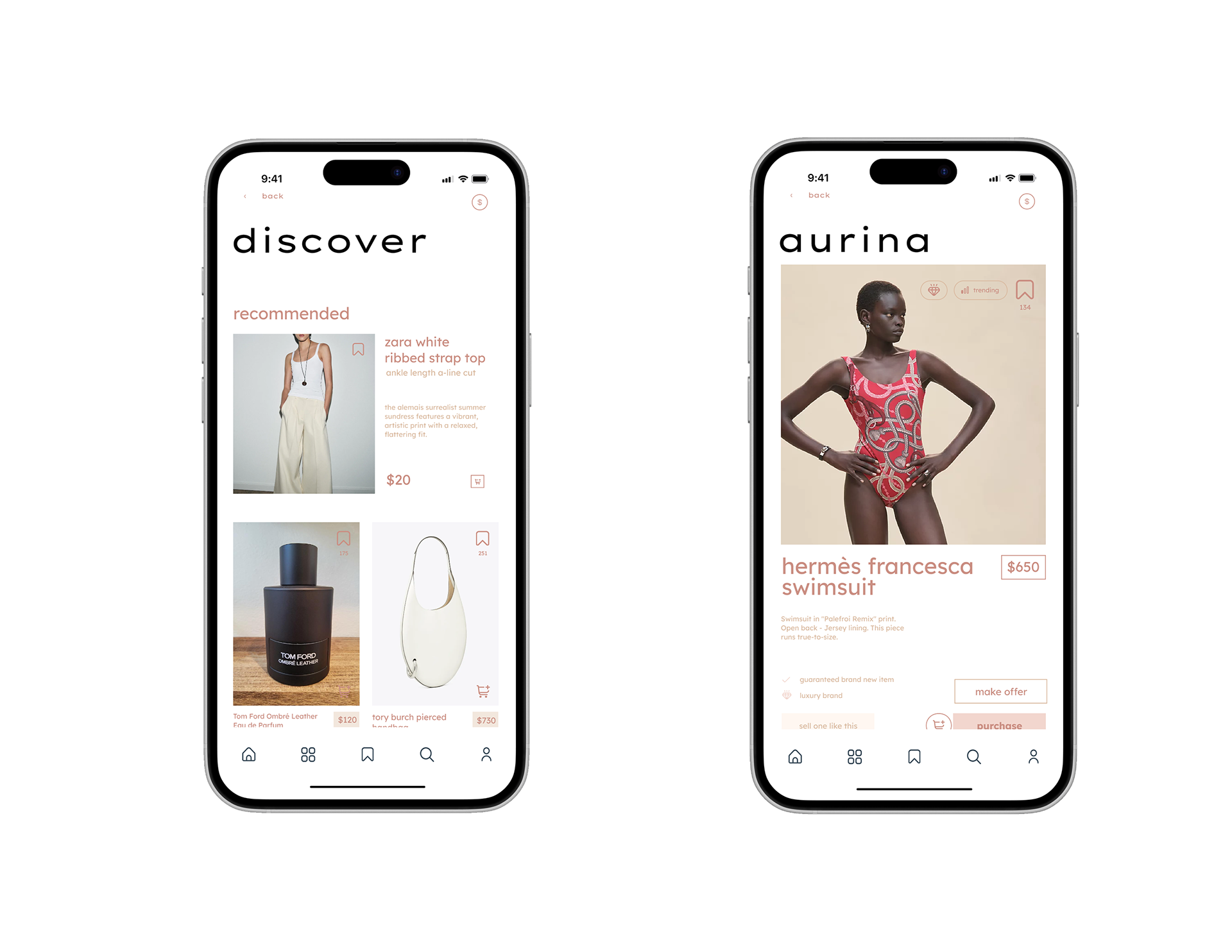 Discover & Item Page
