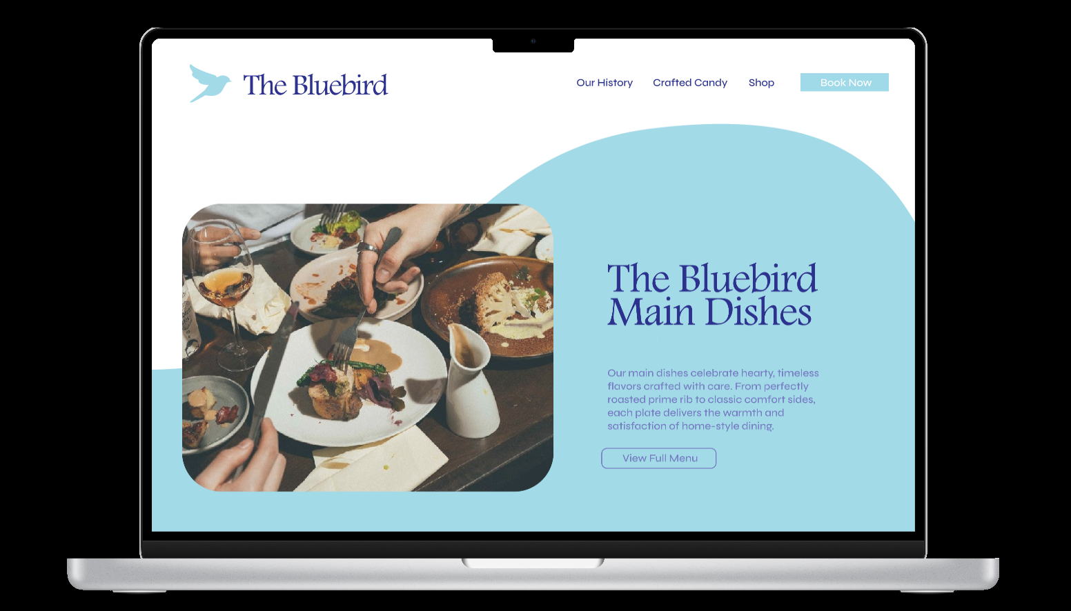 Bluebird - Dinner Menu
