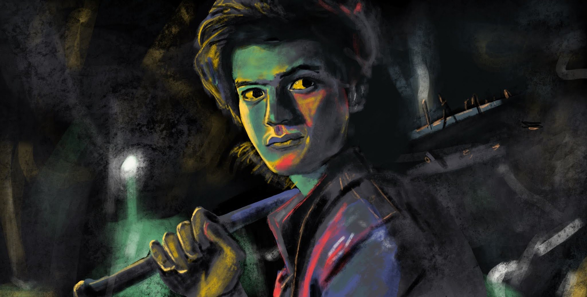 Joe Keery in Stranger Things (Drawn in Grayscale - 2022)