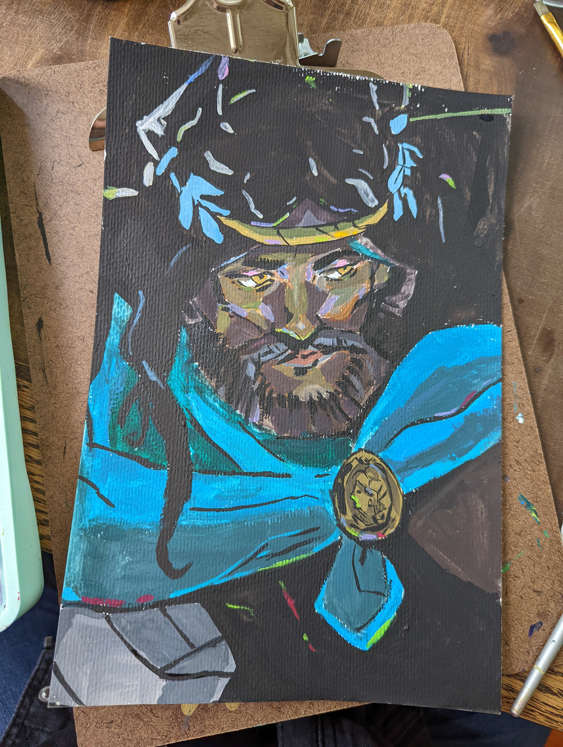 Study of Patroclus of Supergiant "Hades" (Gouache 2022)