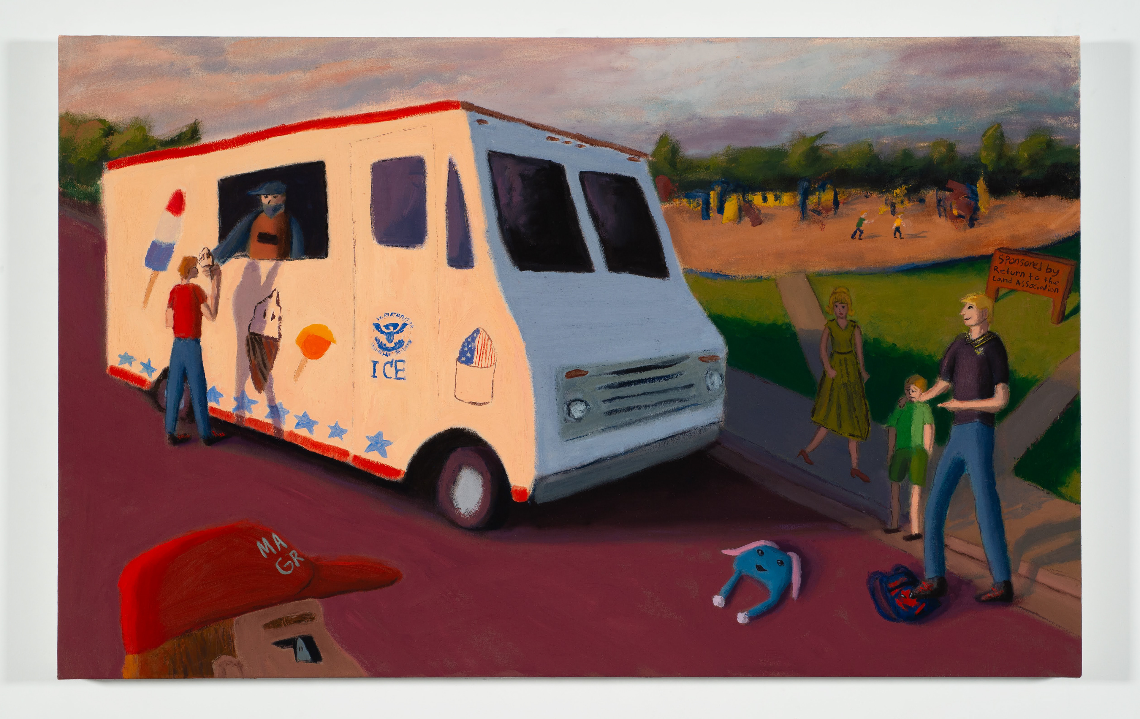 "I.C.E Cream" - Oil on Canvas - 2026 -23x36 in