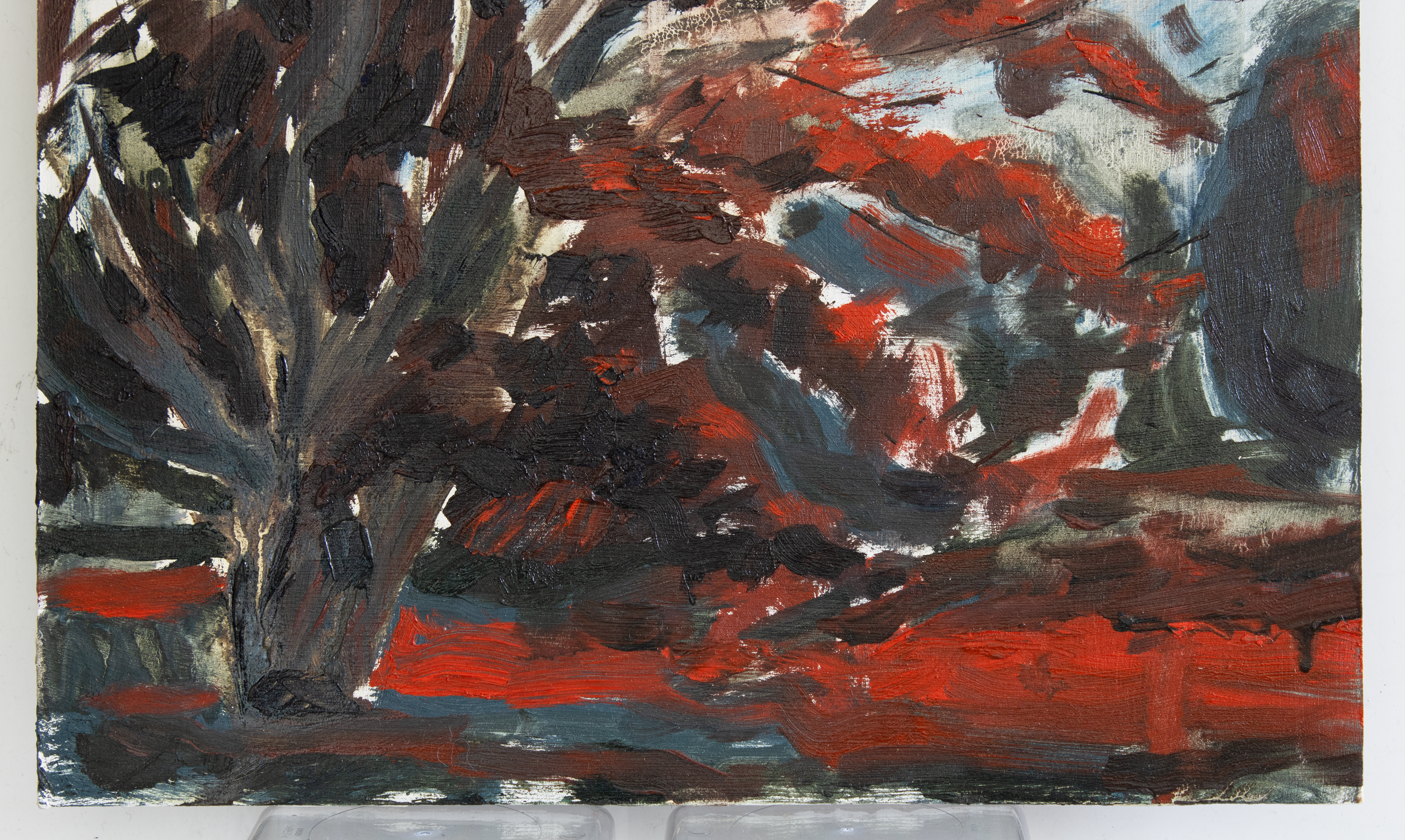 Day 2 - afternoon painting (only reds and blues) - detail