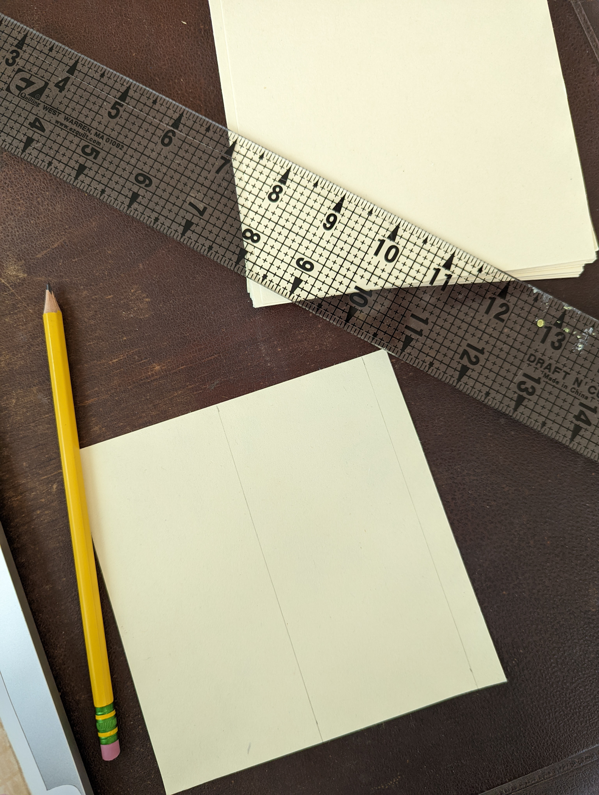 Cutting the paper