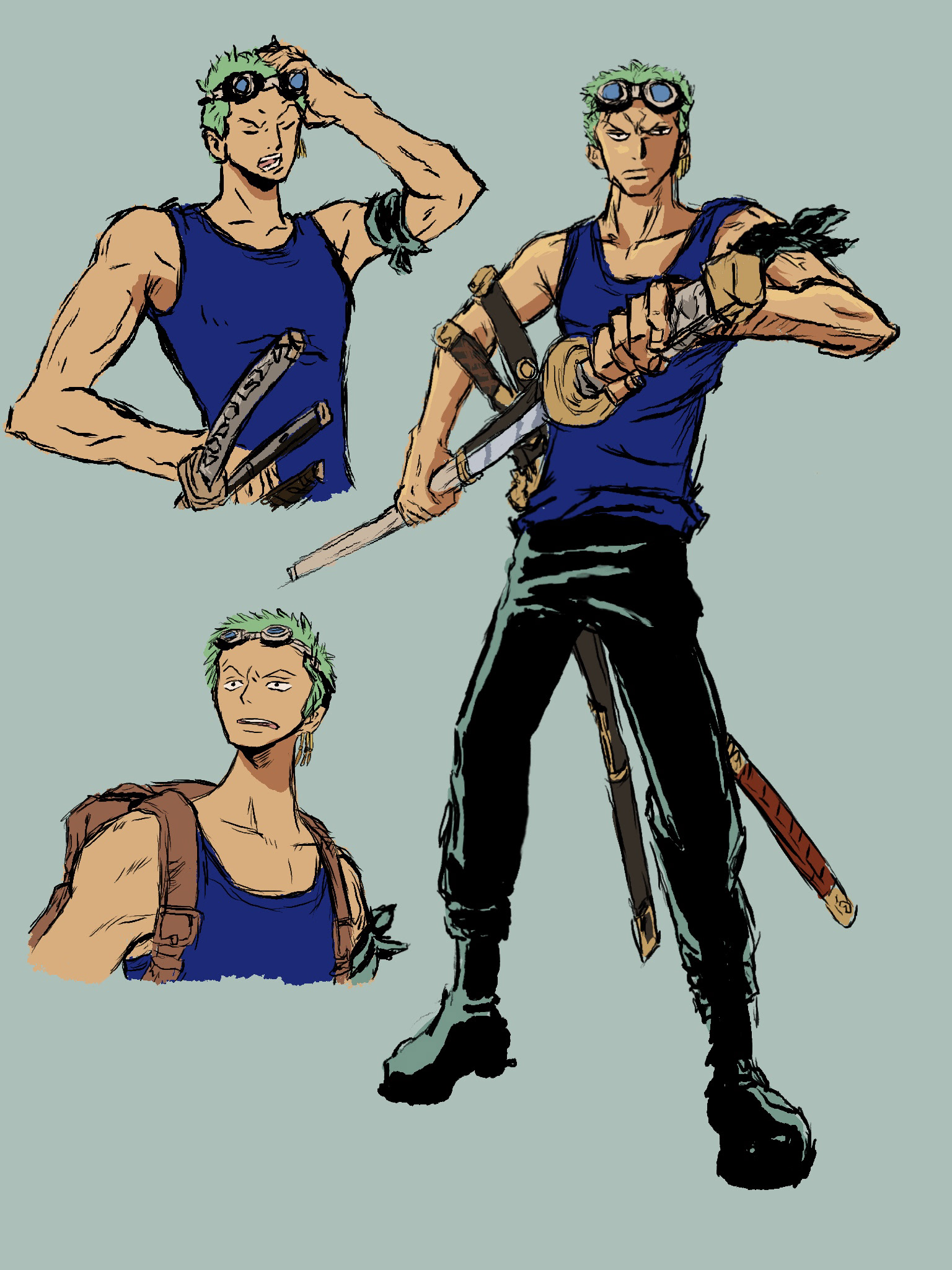 Zoro of One Piece study (2023)