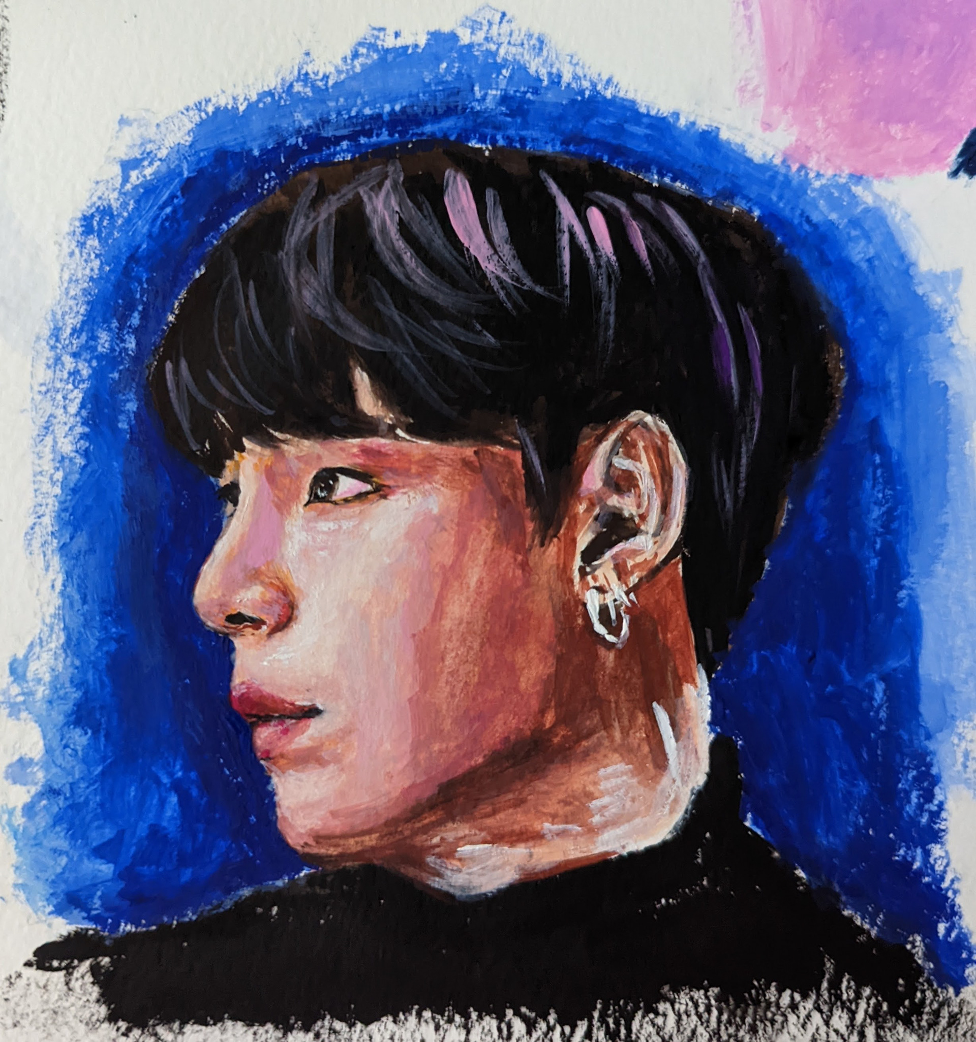 Suga of BTS (Gouache 2022)
