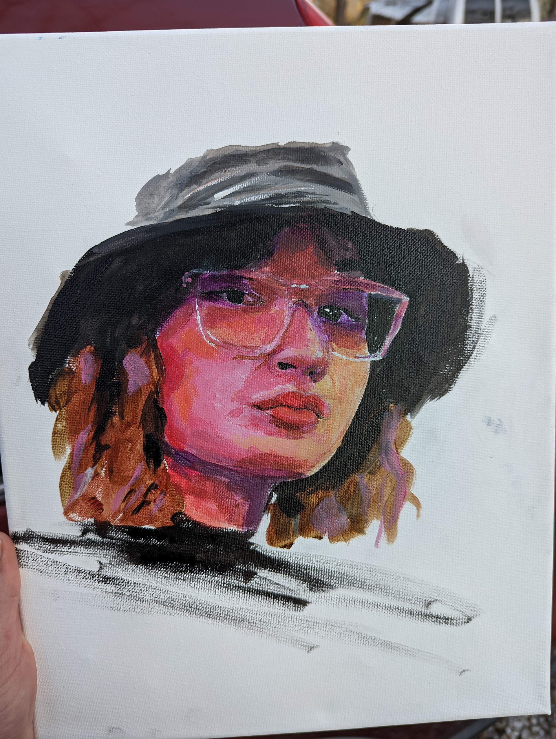 Self-portrait (Acrylic 2022)