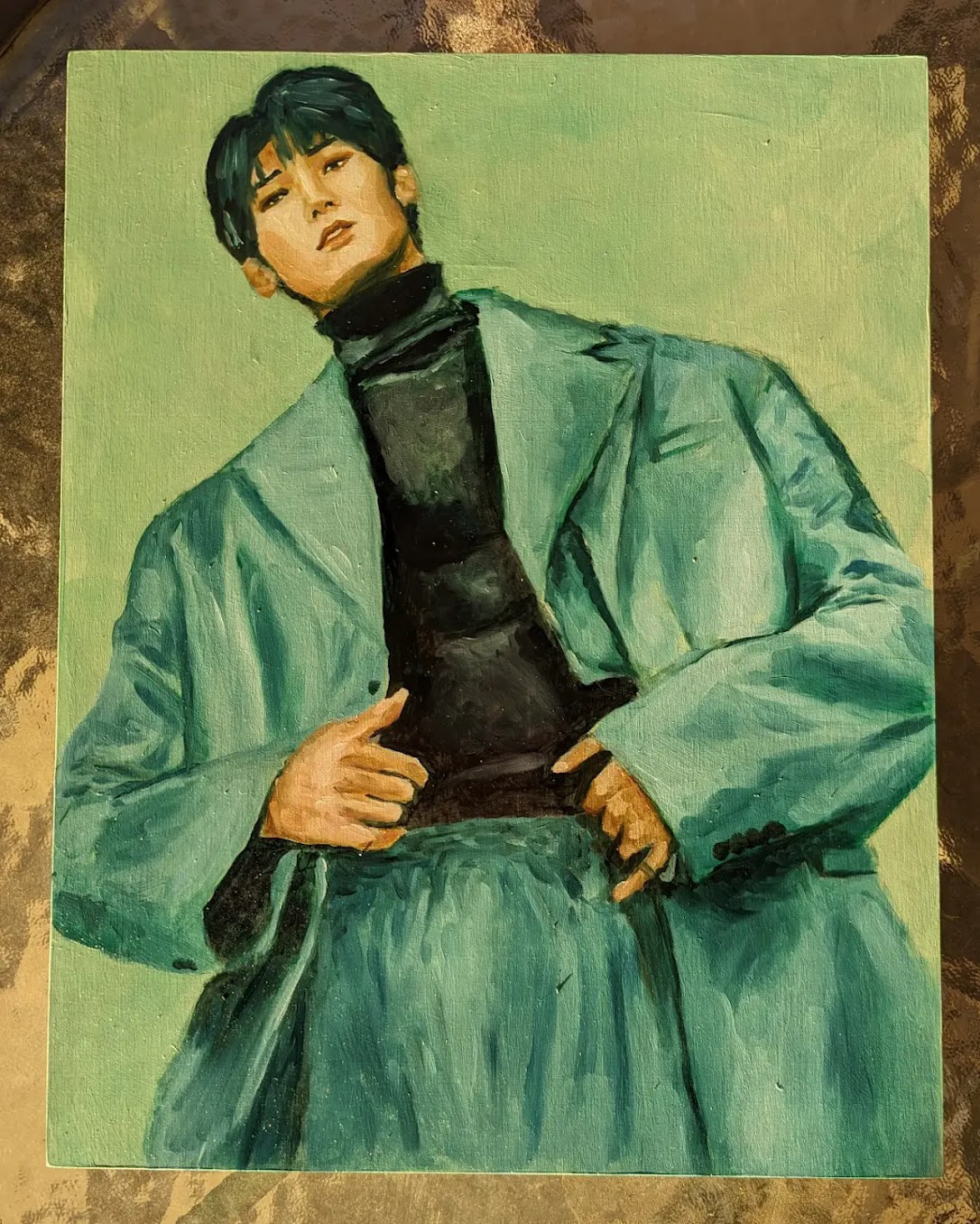 Wonwoo of Seventeen (Oil 2022)