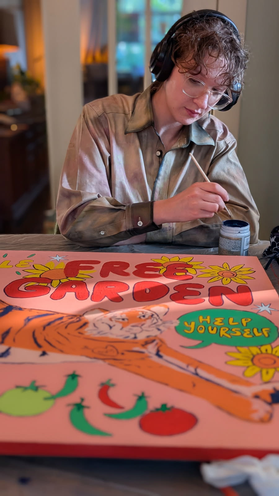Me painting