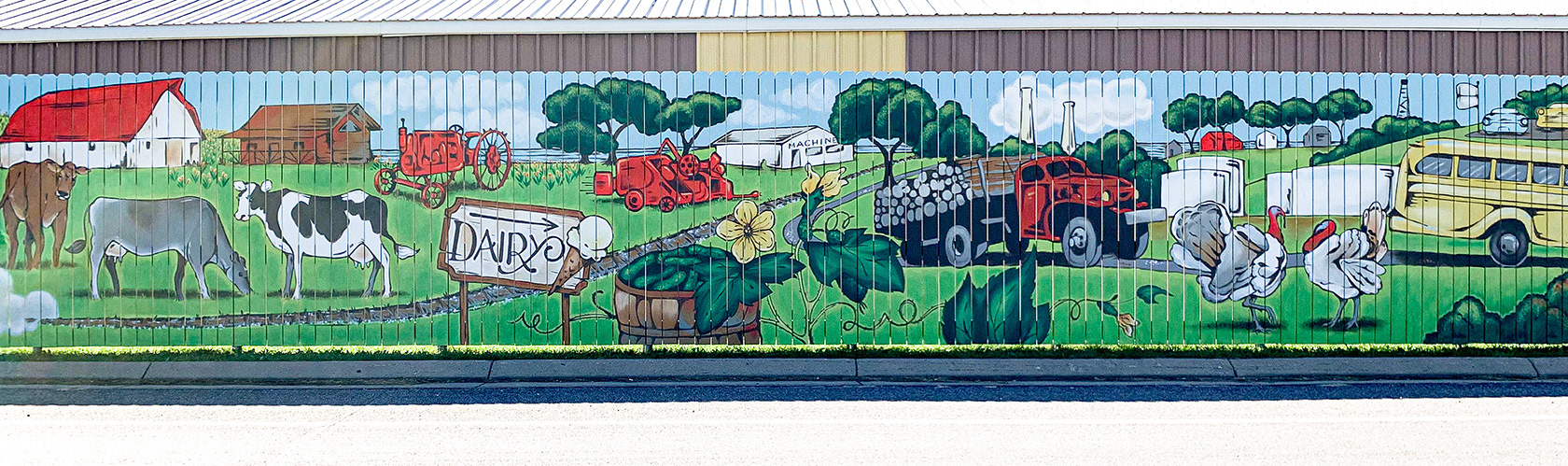  Kronenwetter, WI  |  Journey Through Progress Mural  |  Detail