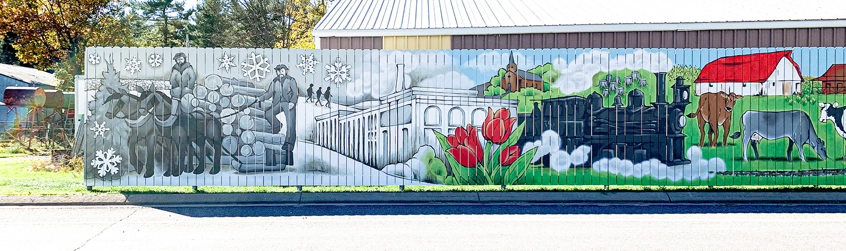 Kronenwetter, WI  |  Journey Through Progress Mural  |  Detail
