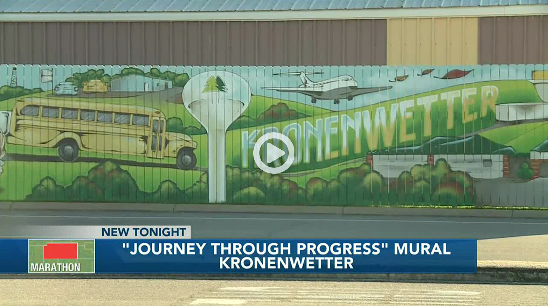 Kronenwetter Mural  |  Intersection of Kowalski Rd and Old Hwy 51  |  Kronenwetter, WI 54455