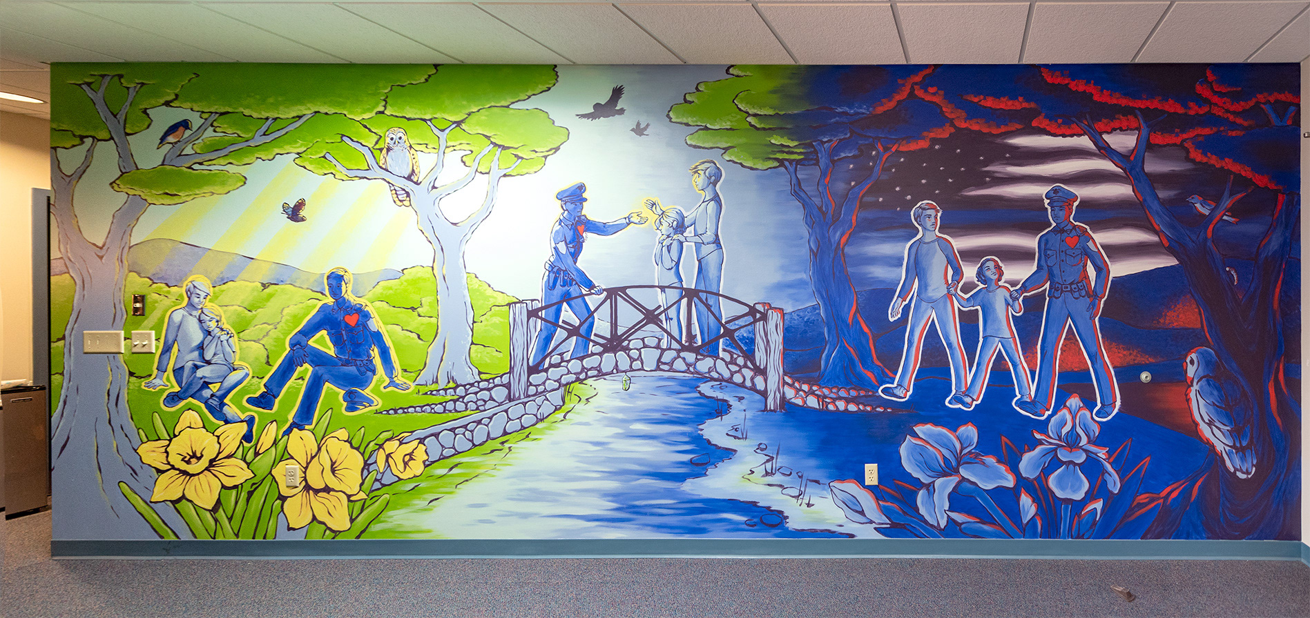 Wausau Police Department Victims Resource Unit Mural  |  Overall
