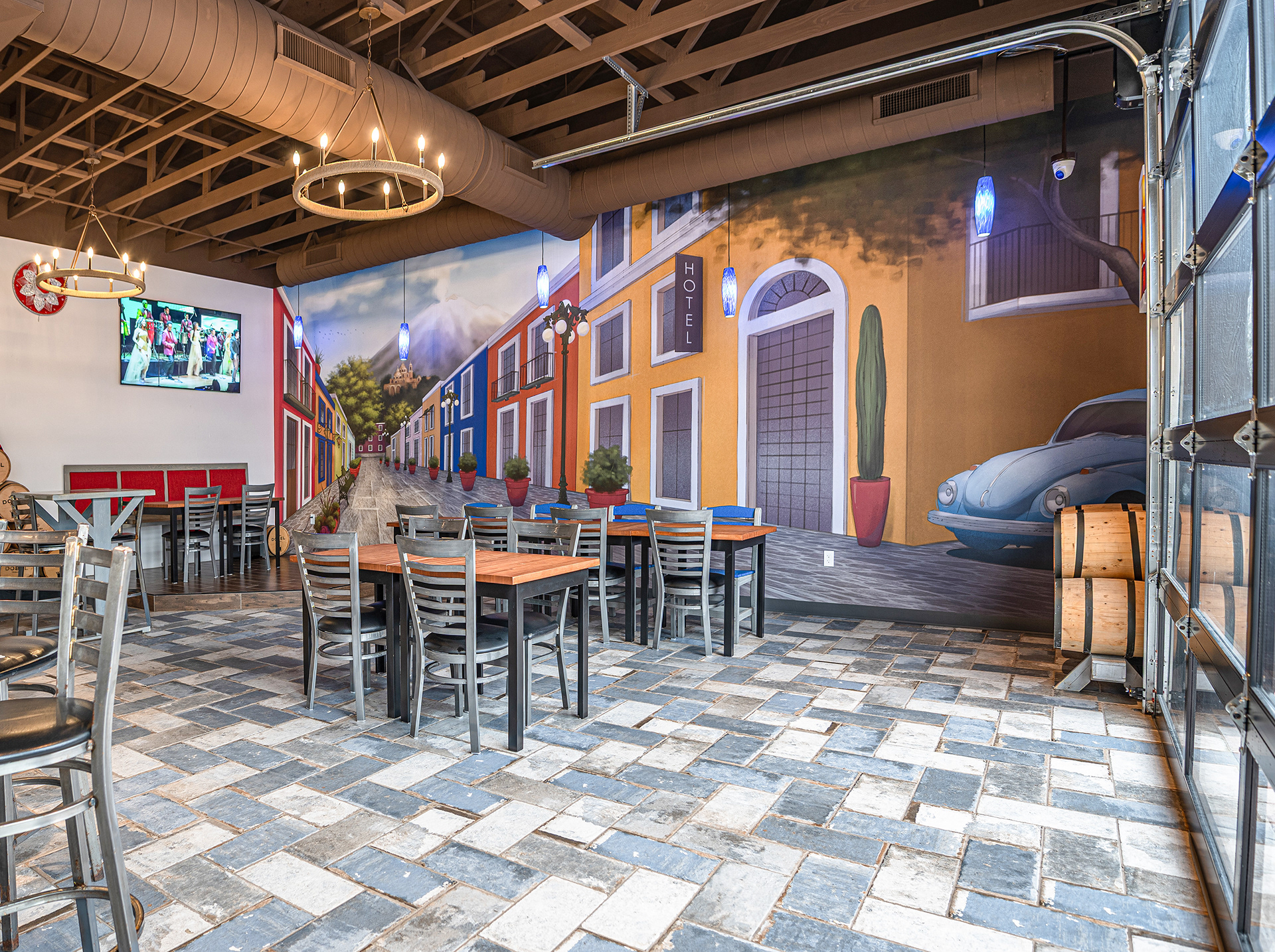 El Tequila Salsa Restaurant  |  Rib Mountain, WI  |  Wallcovering Mural