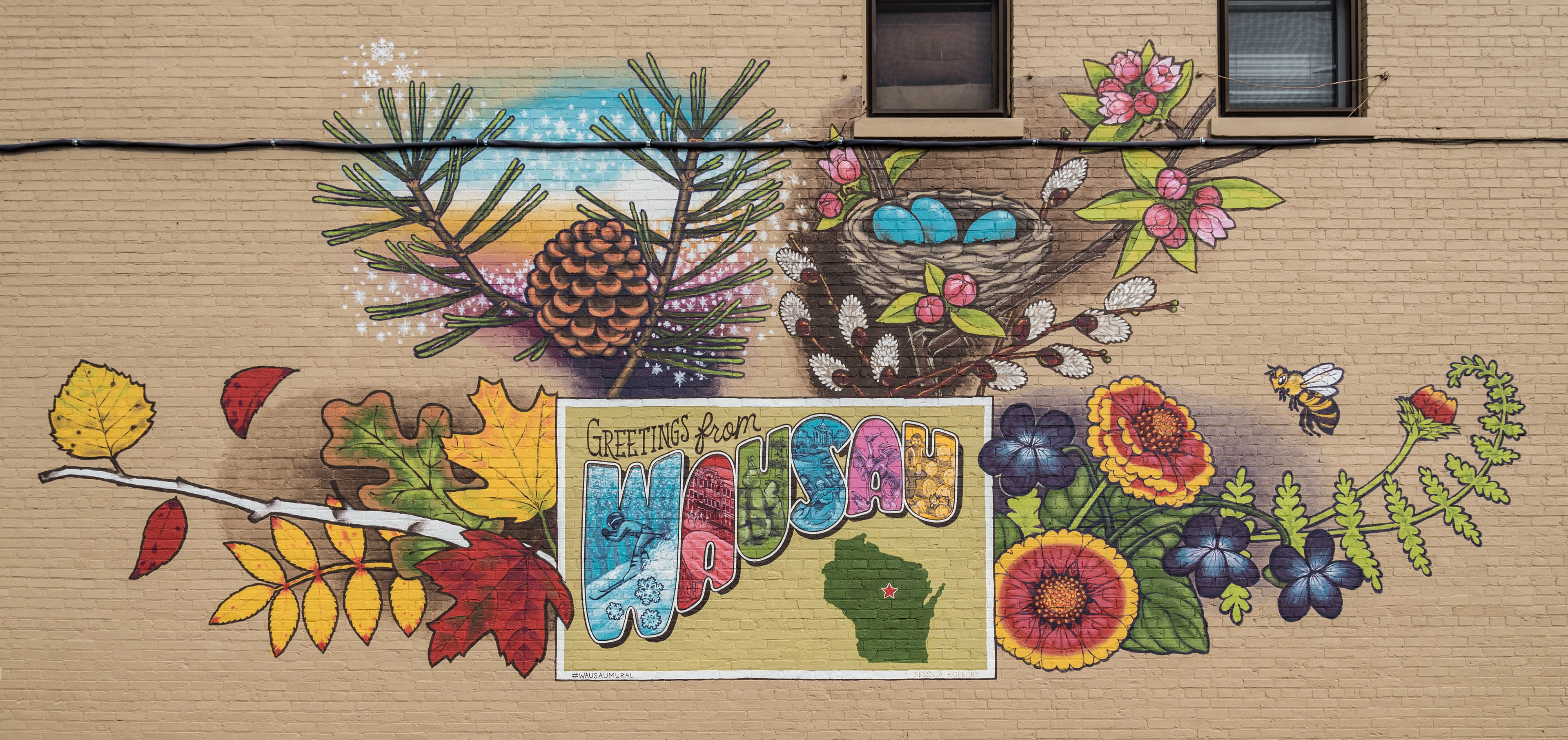 Wausau Mural | 312 S 1st Ave, Wausau, WI 54401