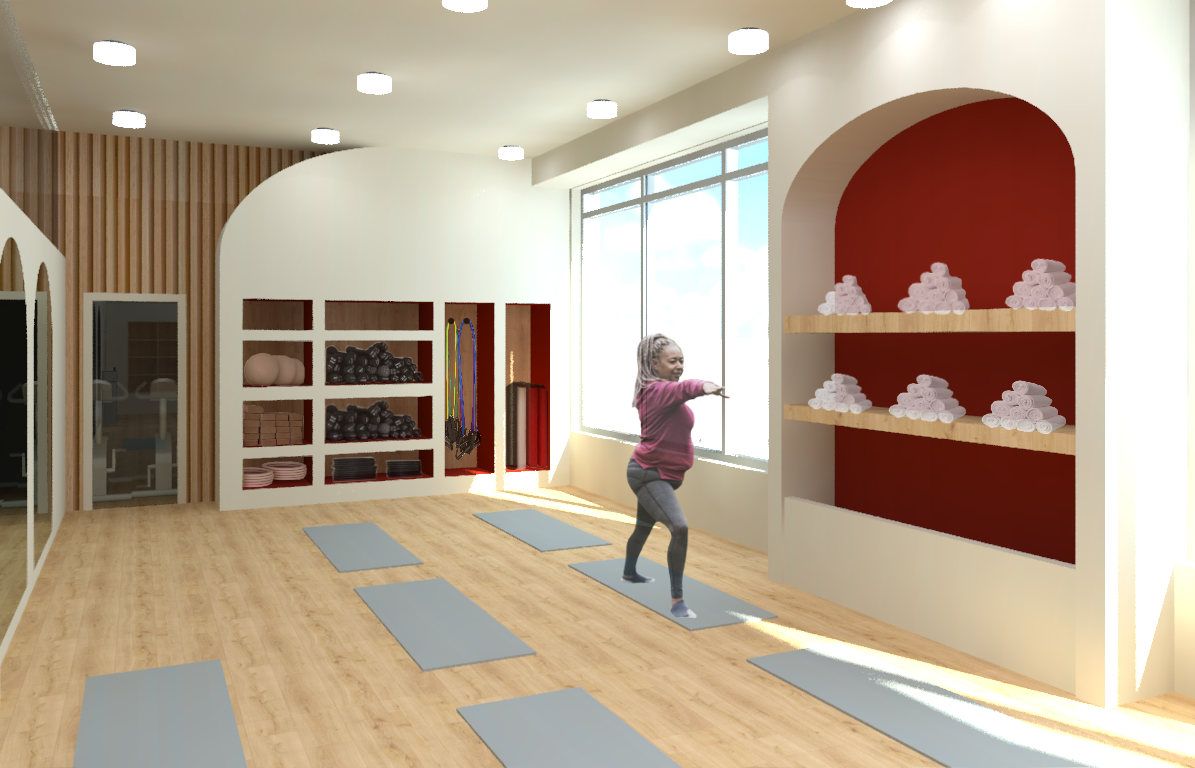 WELLNESS ROOM RENDERING
