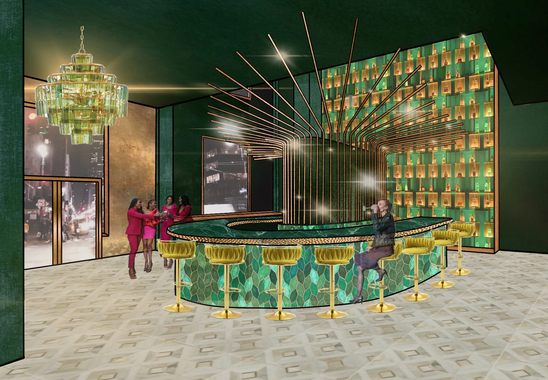 BAR - PHOTOSHOP RENDERING