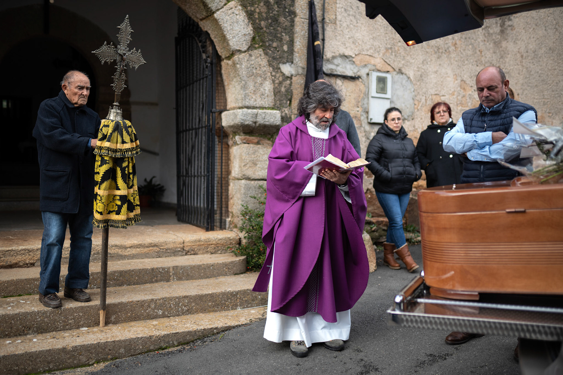 Funeral de Marina Barrera en Alcorcillo.