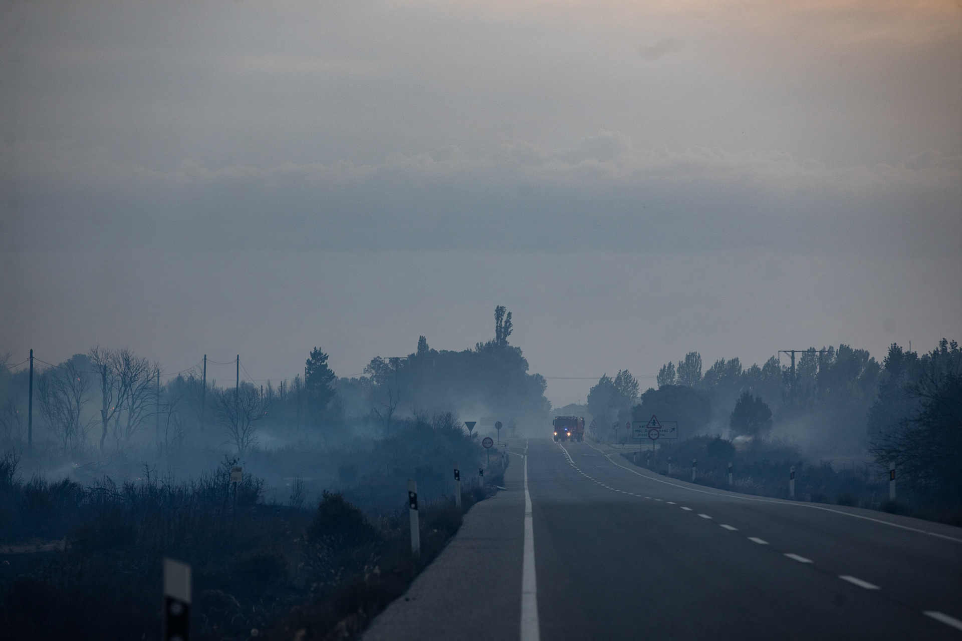 INCENDIO SIERRA DE LA CULEBRA Y LOS VALLES. JUNQUERA DE TERA