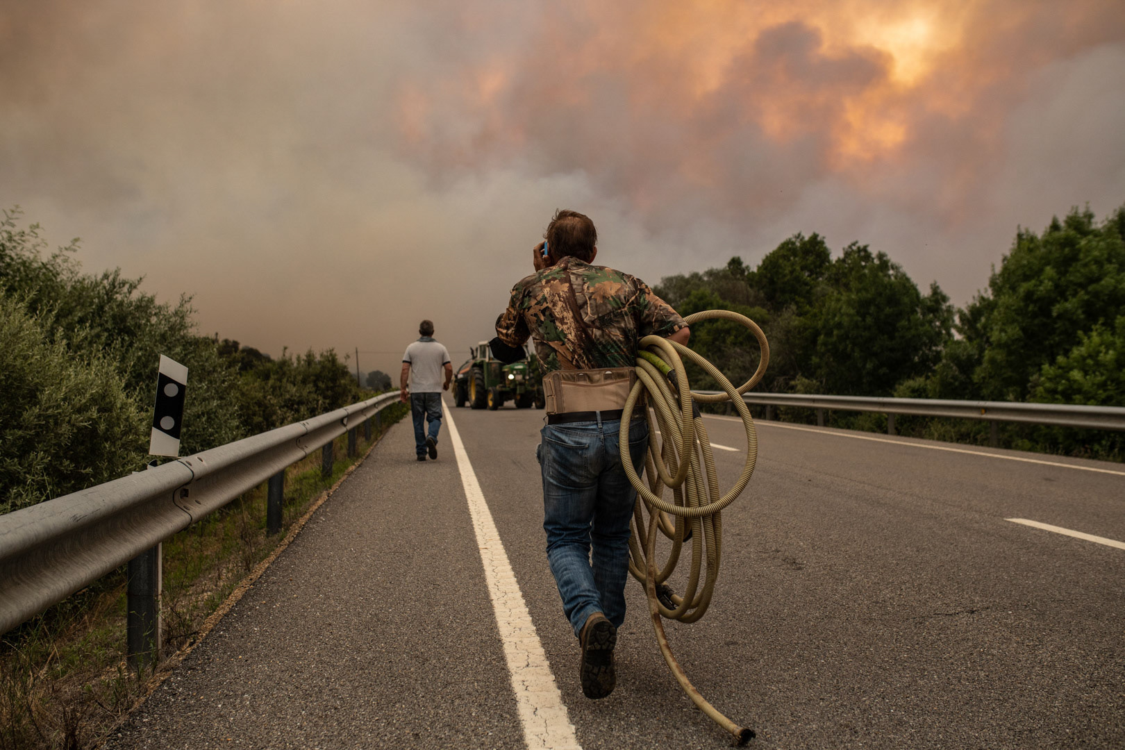INCENDIO SIERRA DE LA CULEBRA. JUNQUERA DE TERA