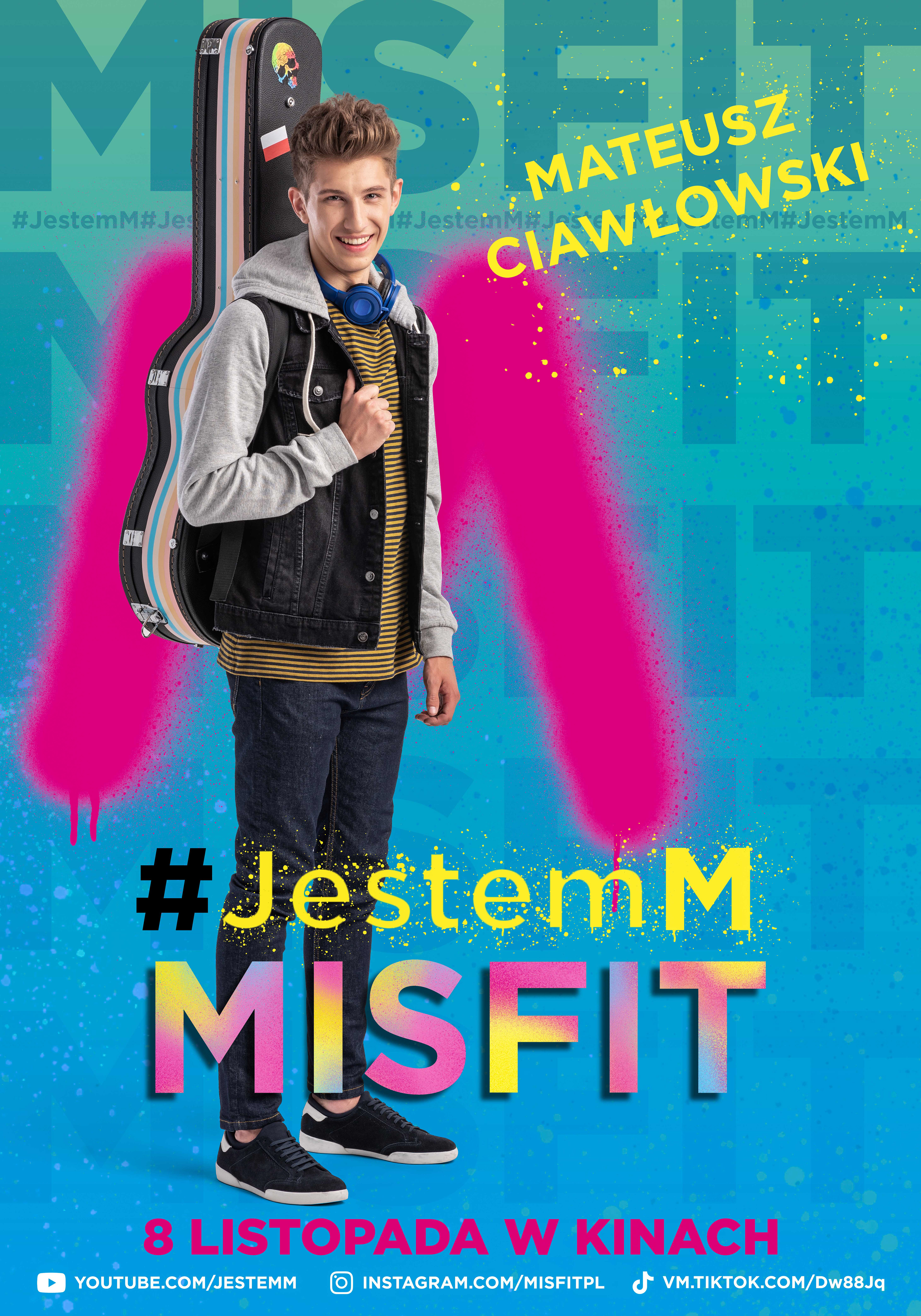 Główna męska rola w filmie "#Jestem M. MISFIT"