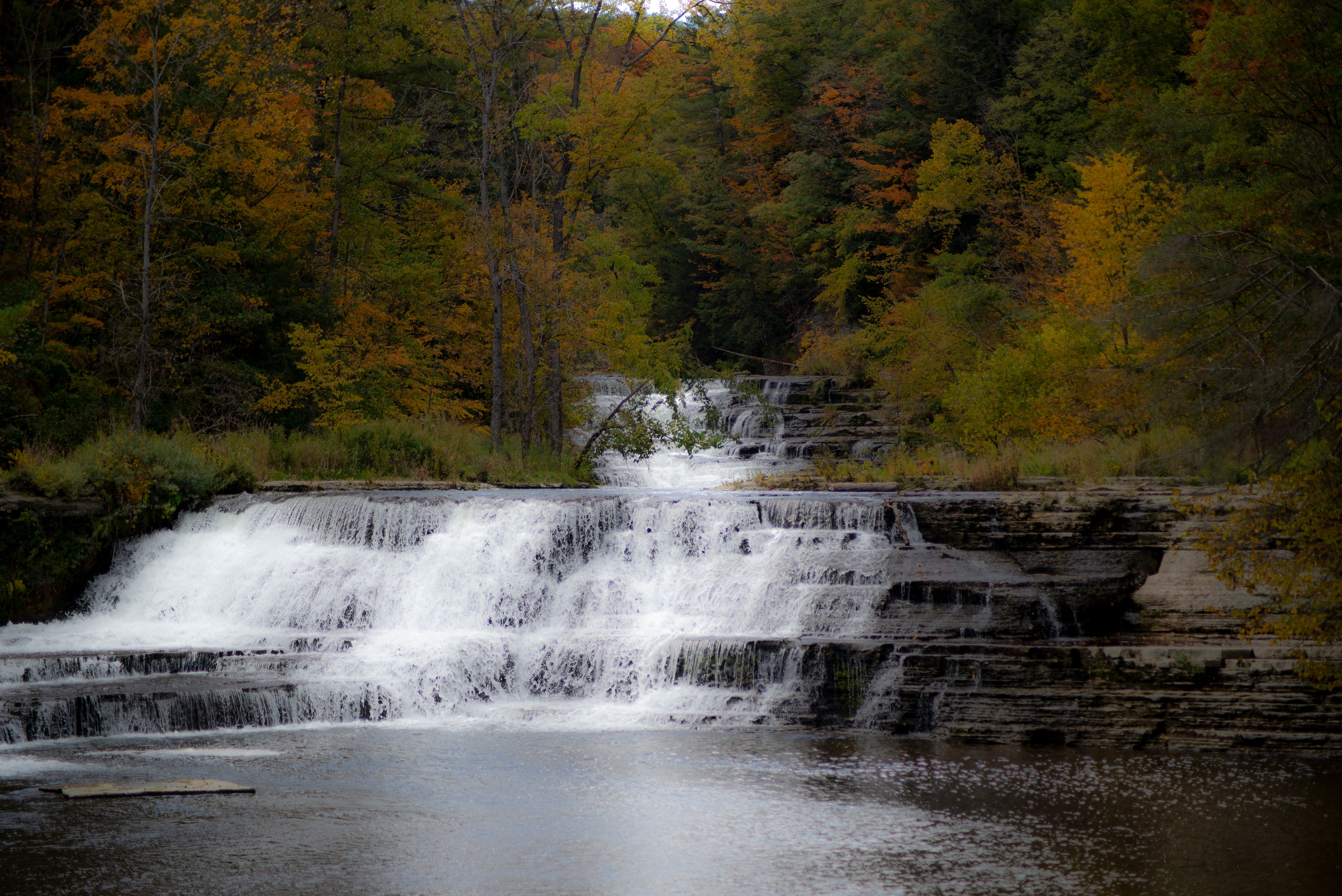 Wiscoy Falls in the Fall