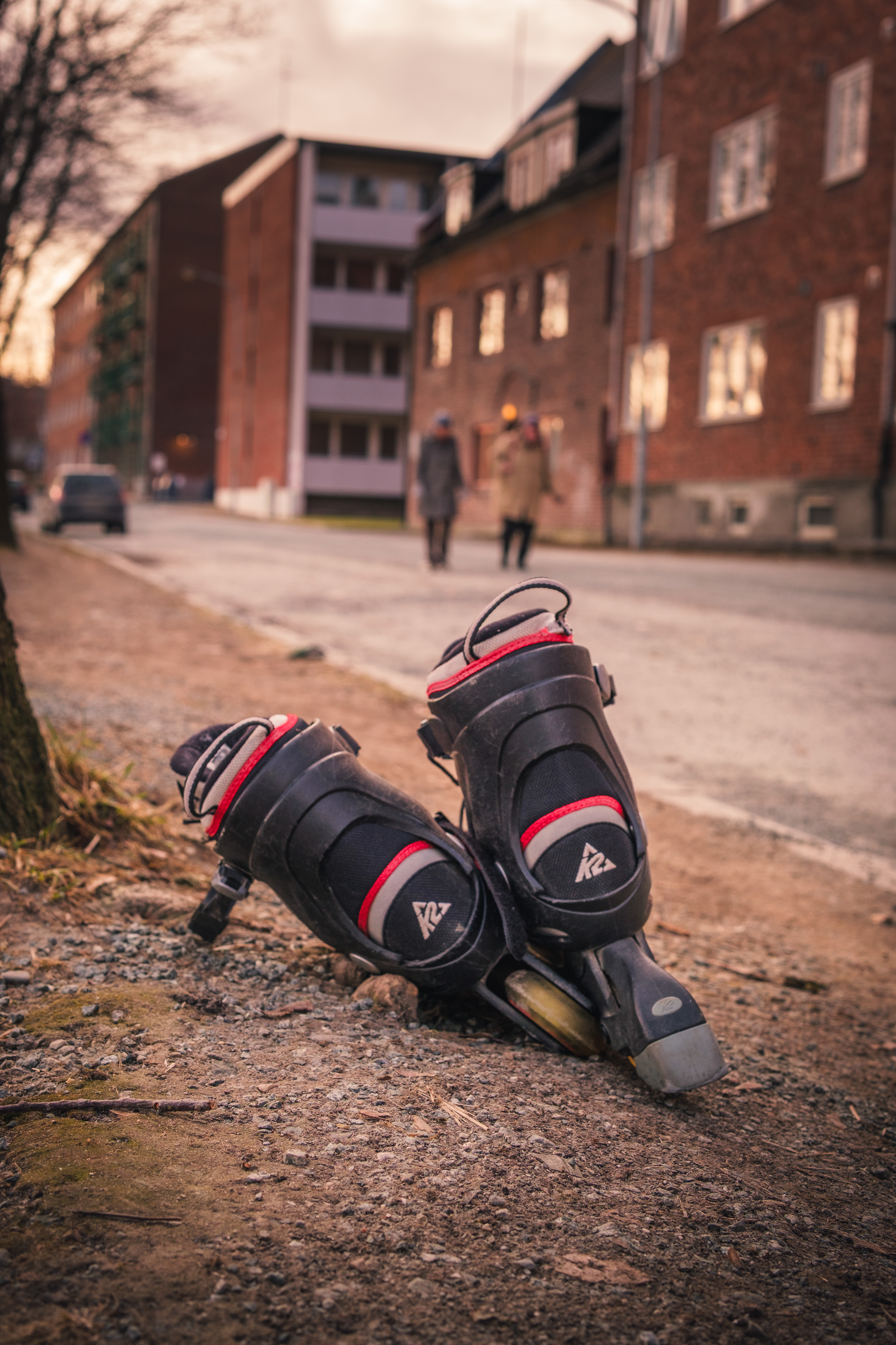 Et etterlatt par rulleskøyter