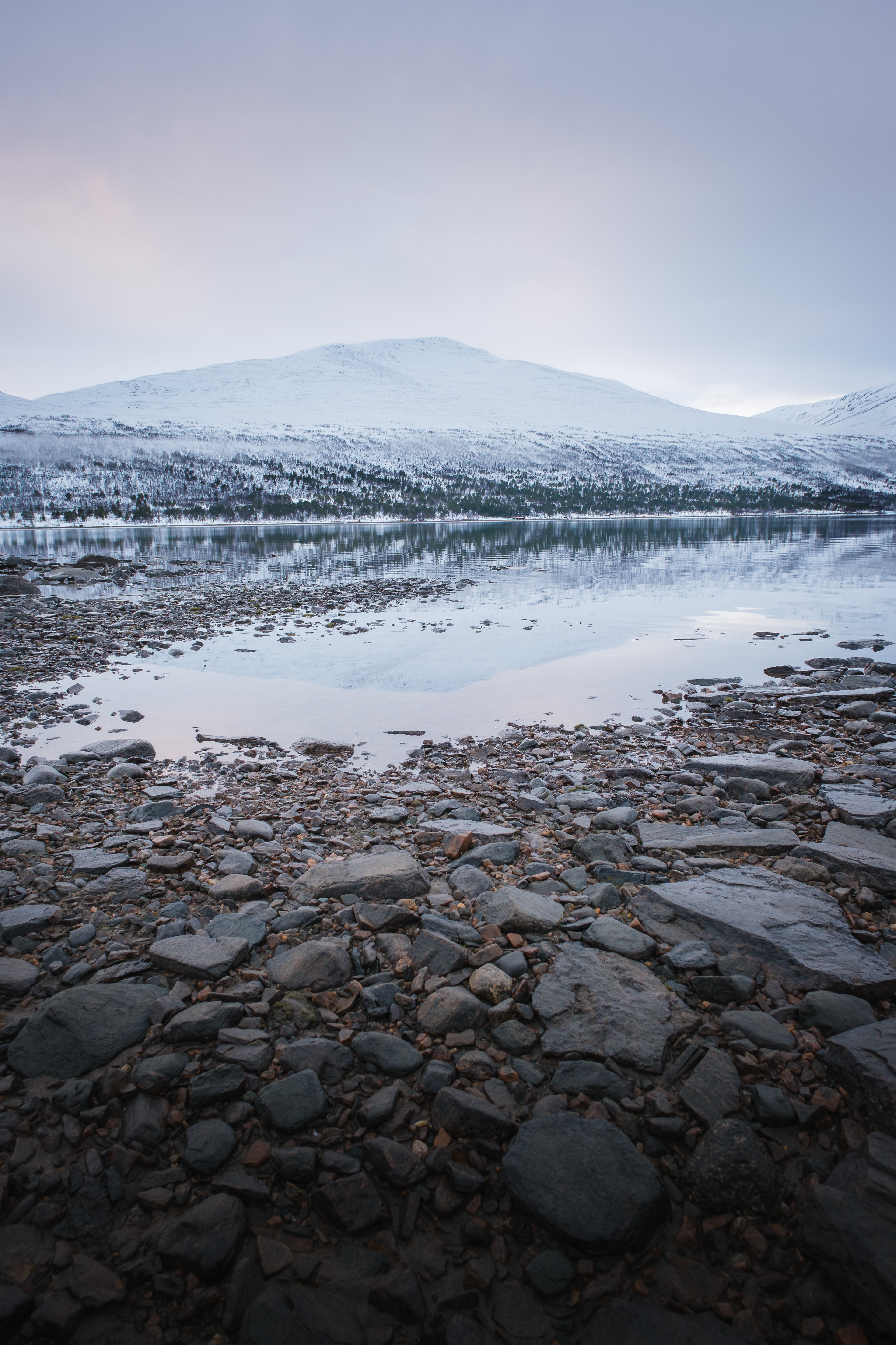 The reflective mountain