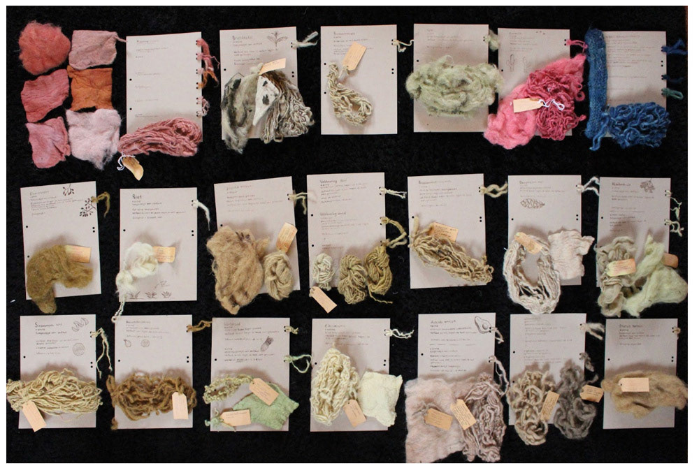 workshop wol verven, textiel verven met natuurlijke pigmenten