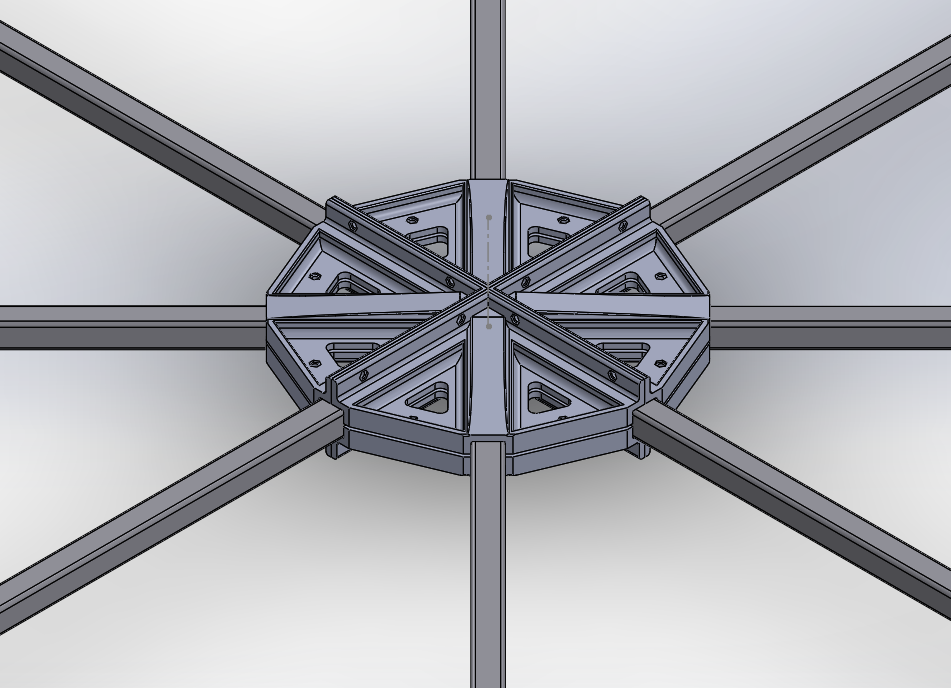 8-Drone Test central frame