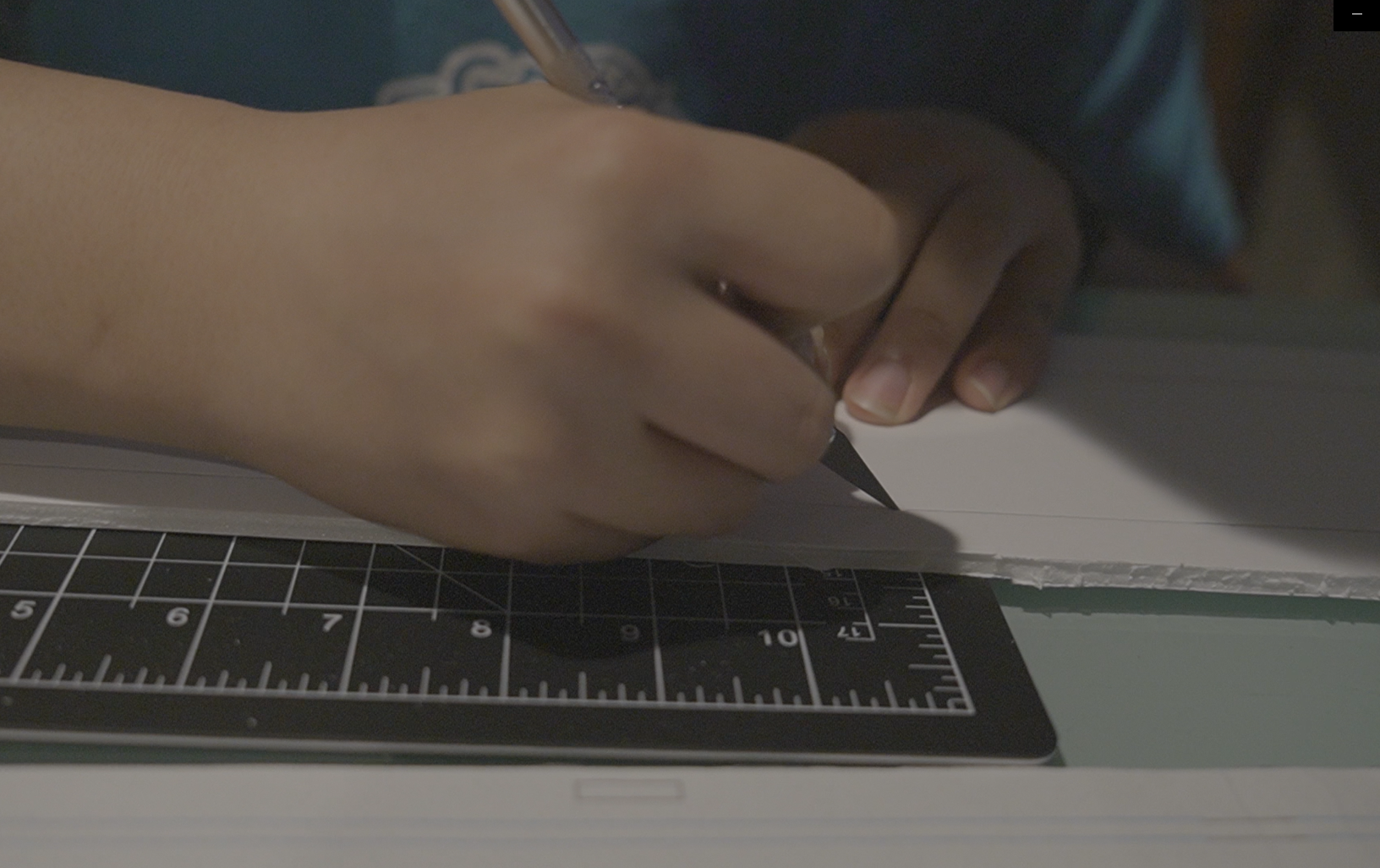 Cutting the Foam Board