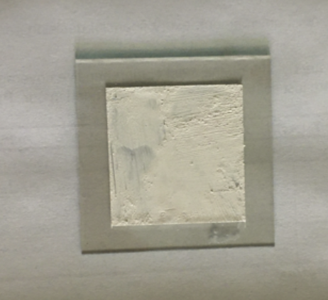 MgO2 Paste Applied to the Conducting Glass