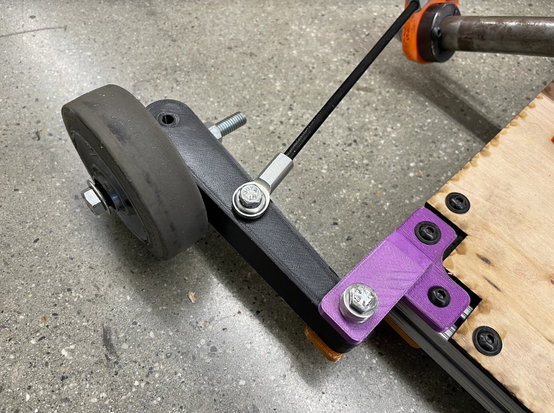 Physical Steering Rod with Adjusted Placement