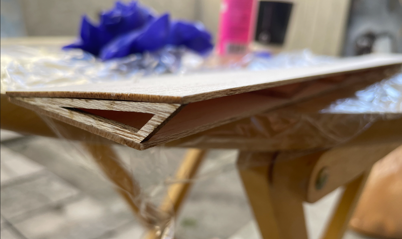 Assembled Aileron before MonoKote