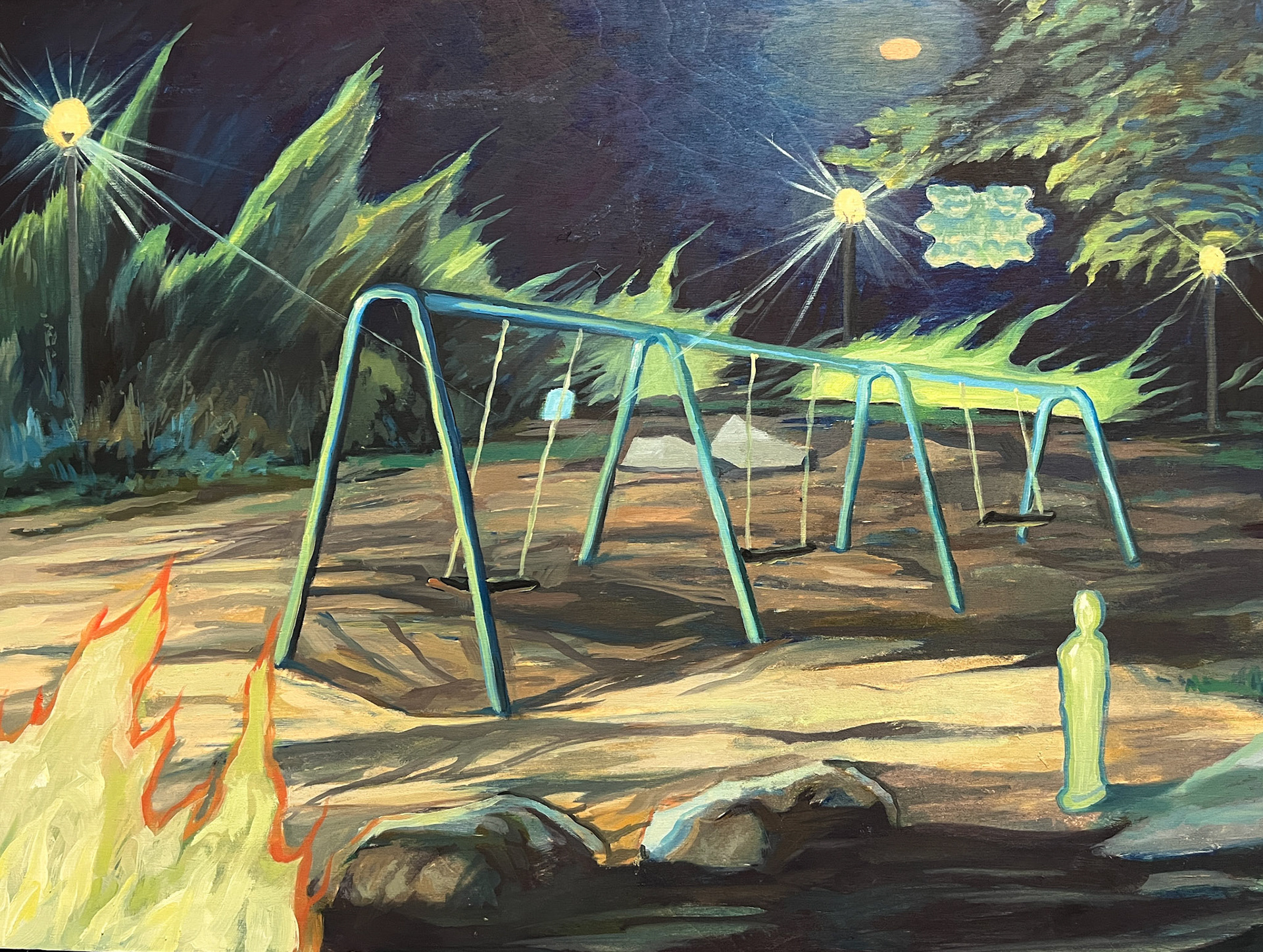night Scene oil painting