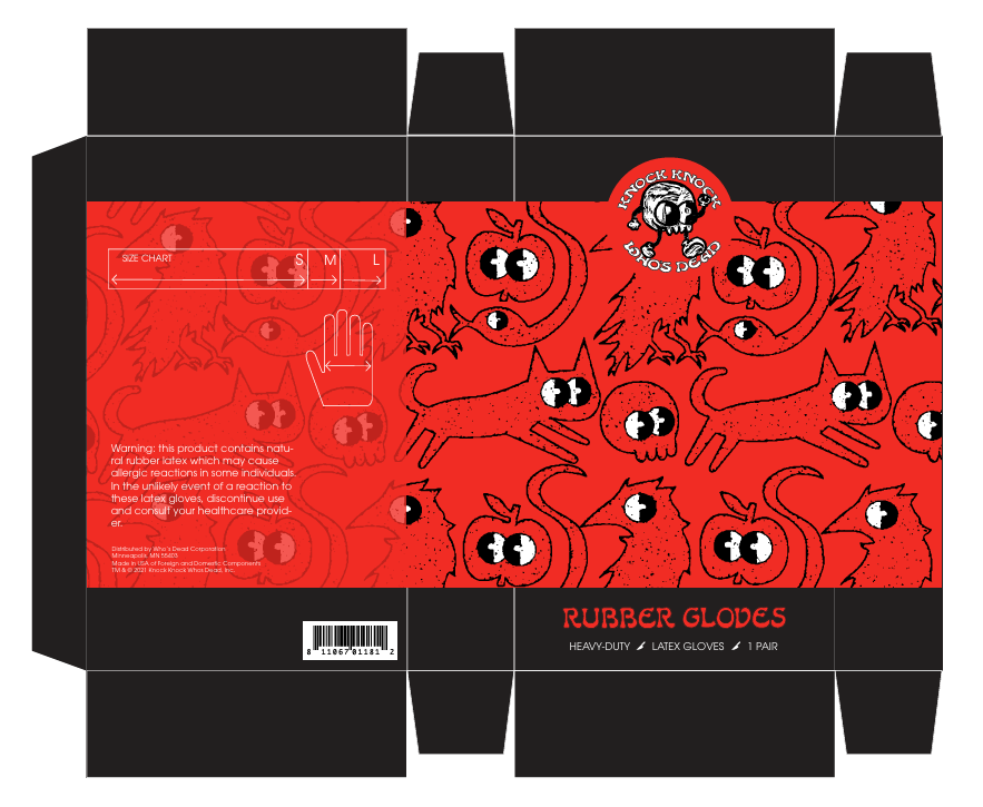 gloves dieline