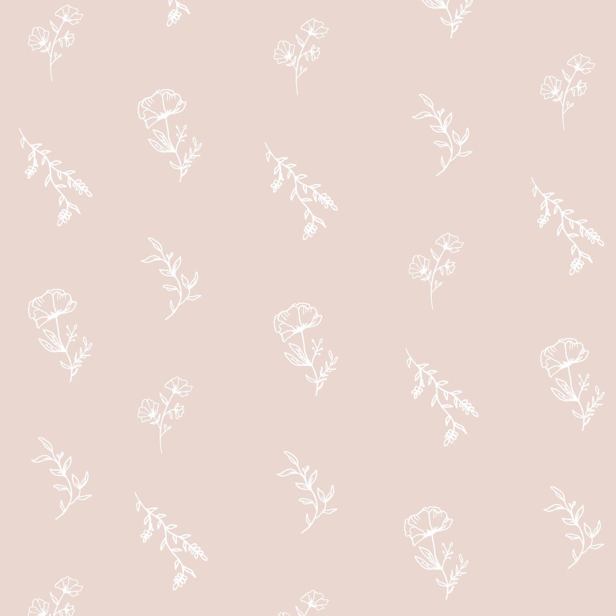 Illustrated Flower Pattern